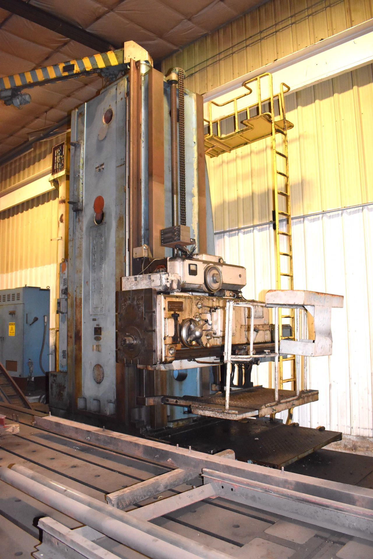 Mitsubishi Innocenti Model FAF140/95 Floor Type Horizontal Boring Mill, S/N 67 (1965), 9 ft. x 40