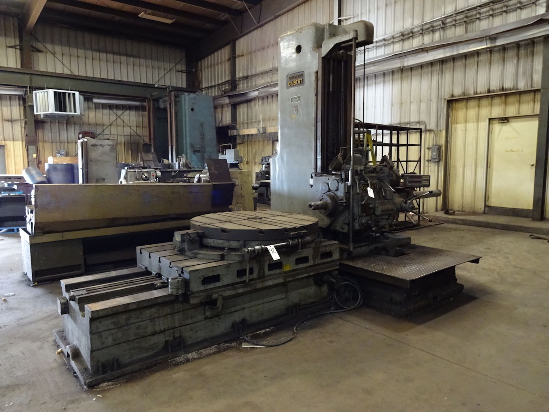 Cincinnati Gilbert 3-1/2 in. (approx.) Table Type Horizontal Boring Mill, S/N 645, 65-1/2 in. x 43 - Image 2 of 4