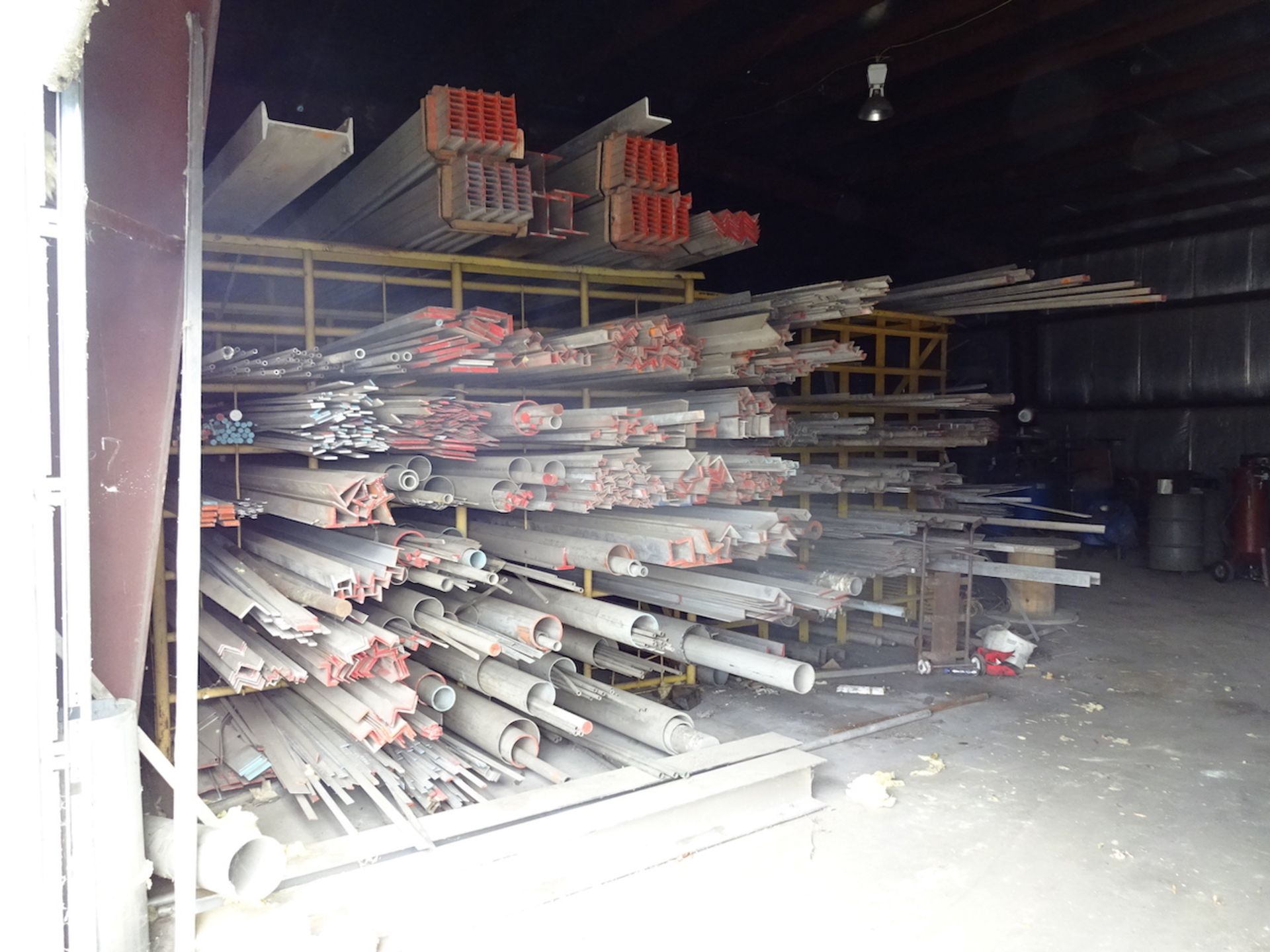 LOT: Large Quantity of Assorted Aluminum including Flats, Rounds, Channel, I-Beam, etc. (South - Image 11 of 11