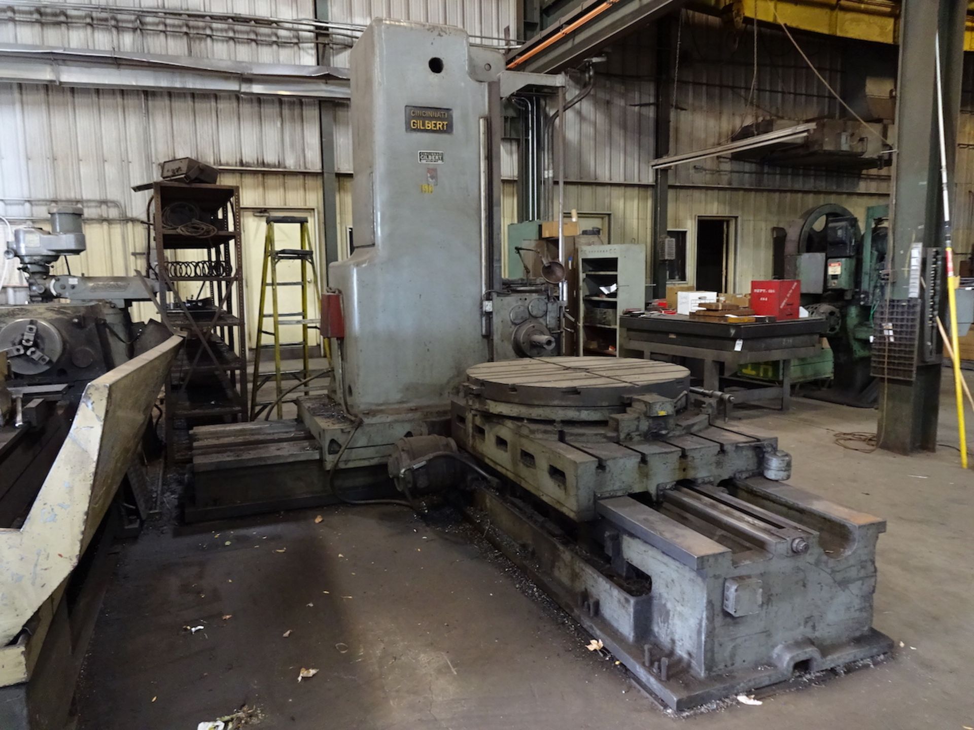 Cincinnati Gilbert 3-1/2 in. (approx.) Table Type Horizontal Boring Mill, S/N 645, 65-1/2 in. x 43 - Image 4 of 4