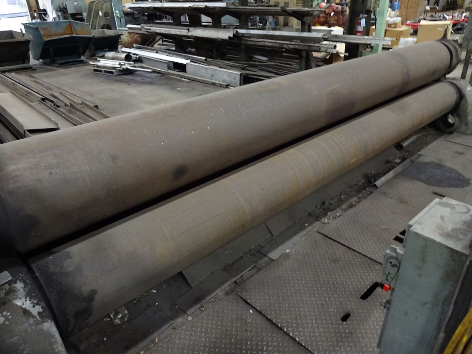16-1/2 ft. (approx.) Plate Bending Roll, with 18 in. Dia. Top Roll & 16 in. Dia. Bottom Rolls - Bild 4 aus 5
