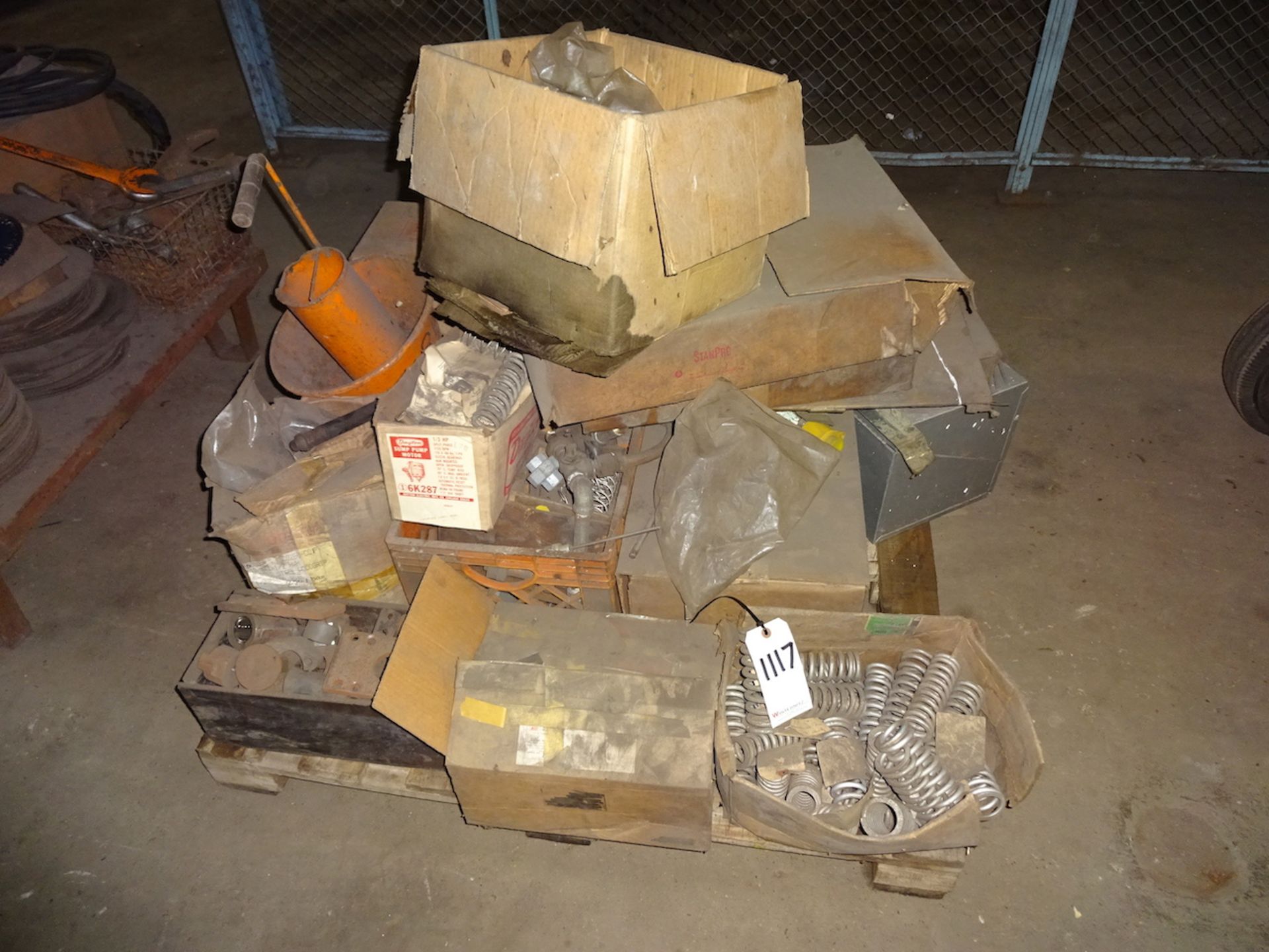 LOT: Assorted Springs & Parts on (1) Skid (South Beloit)