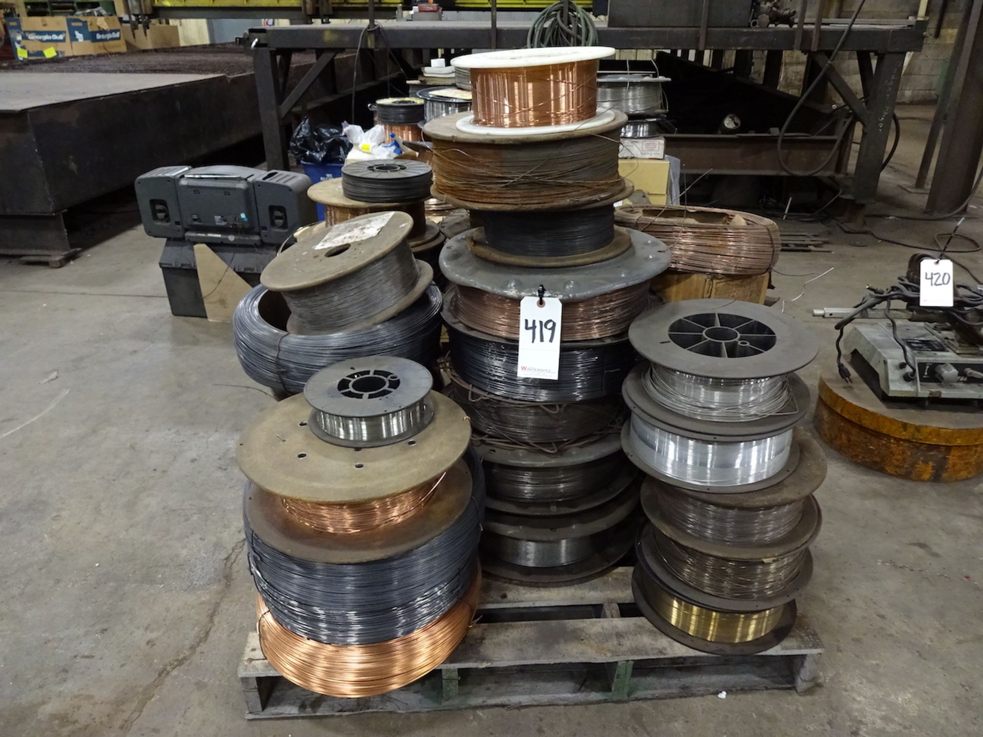LOT: Assorted Welding Wire on (2) Skids