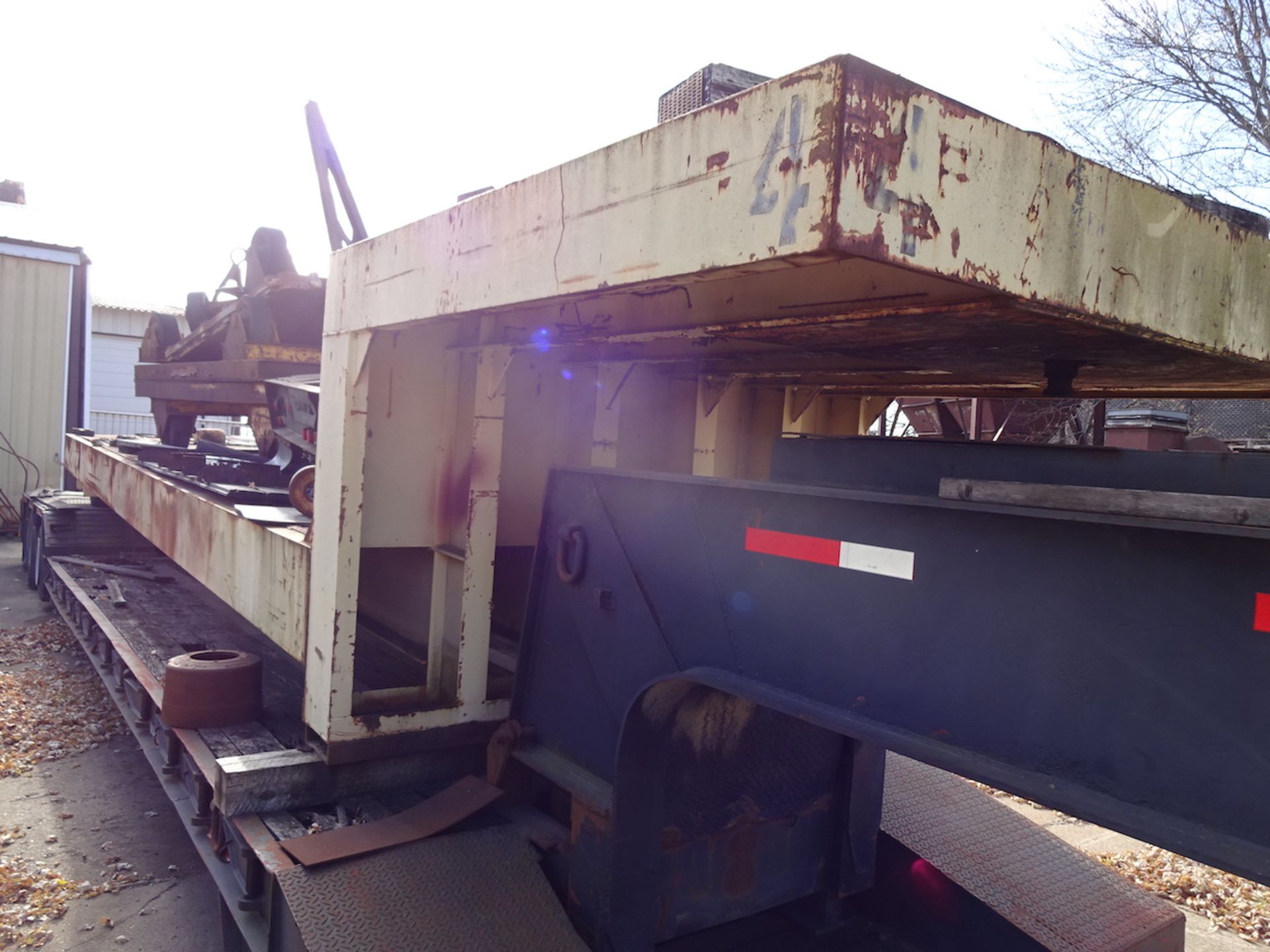 LOT: Heavy Duty Flatbed Trailer (yard use only), including Contents - Image 13 of 13