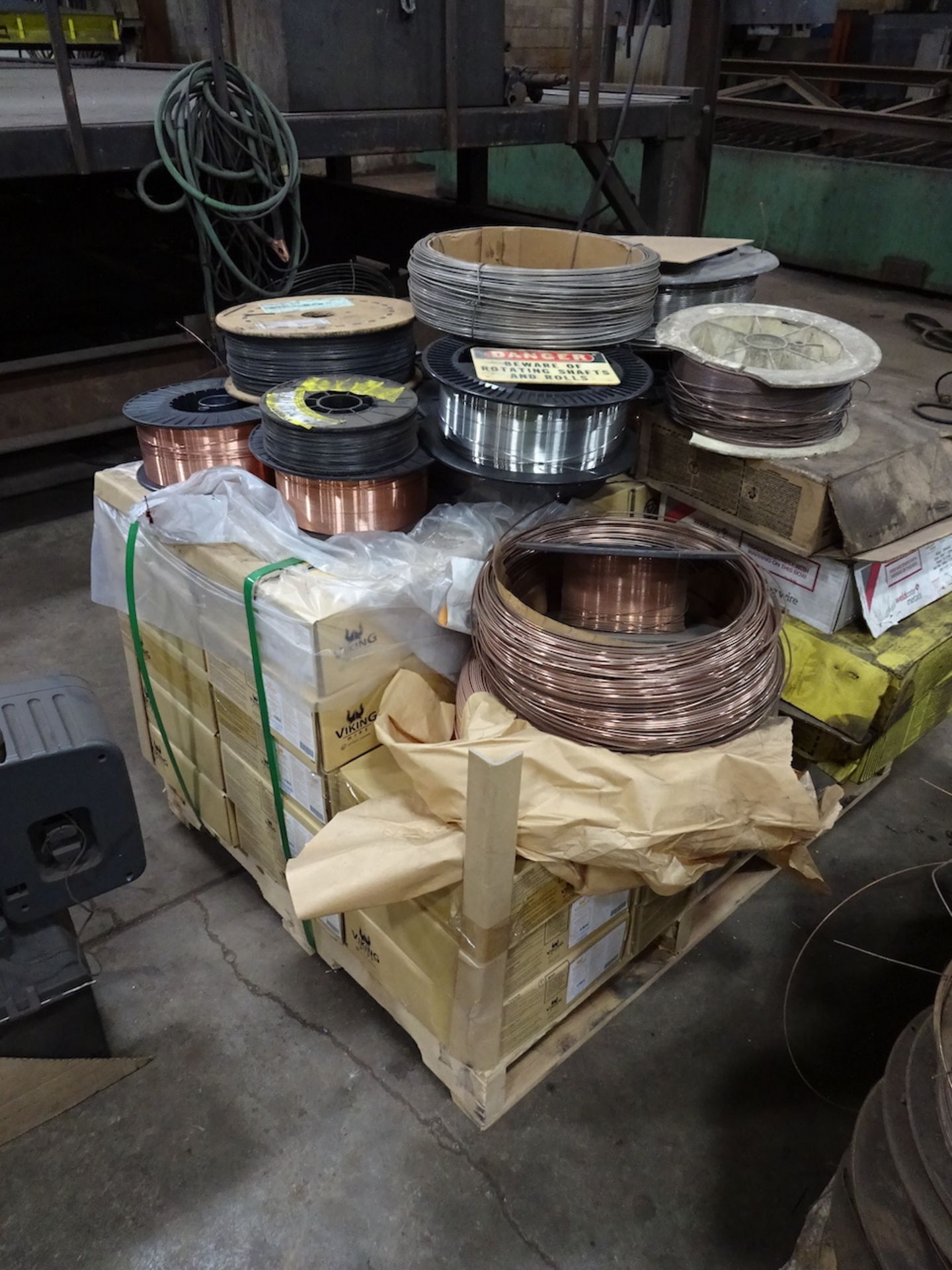 LOT: Assorted Welding Wire on (2) Skids - Image 2 of 2