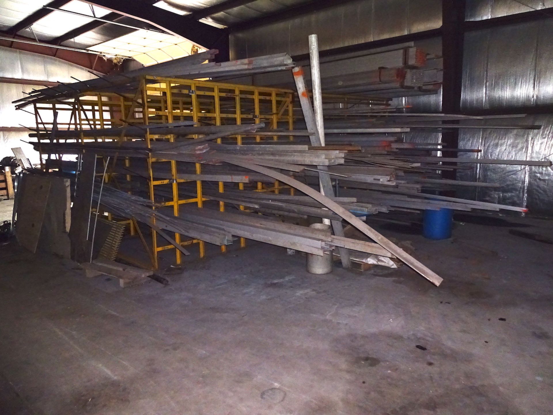 LOT: Large Quantity of Assorted Aluminum including Flats, Rounds, Channel, I-Beam, etc. (South - Image 7 of 11