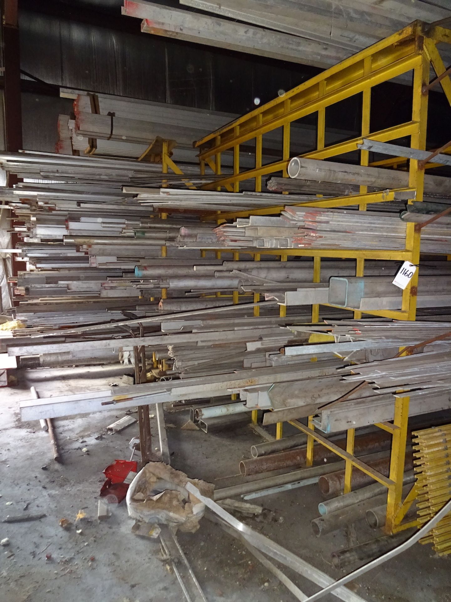 LOT: Large Quantity of Assorted Aluminum including Flats, Rounds, Channel, I-Beam, etc. (South - Image 5 of 11