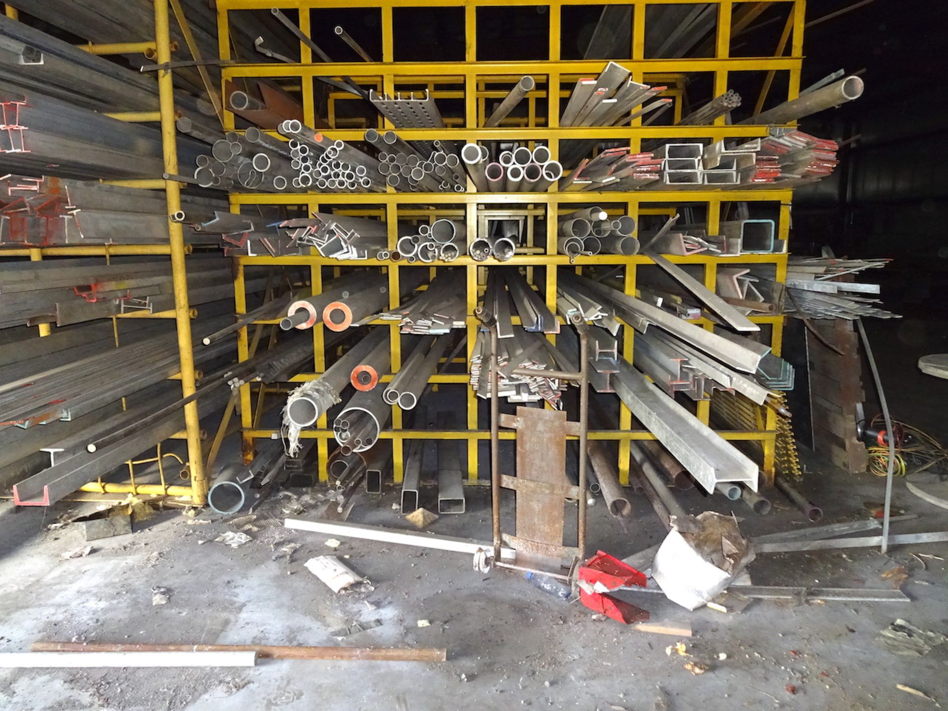 LOT: Large Quantity of Assorted Aluminum including Flats, Rounds, Channel, I-Beam, etc. (South - Image 2 of 11