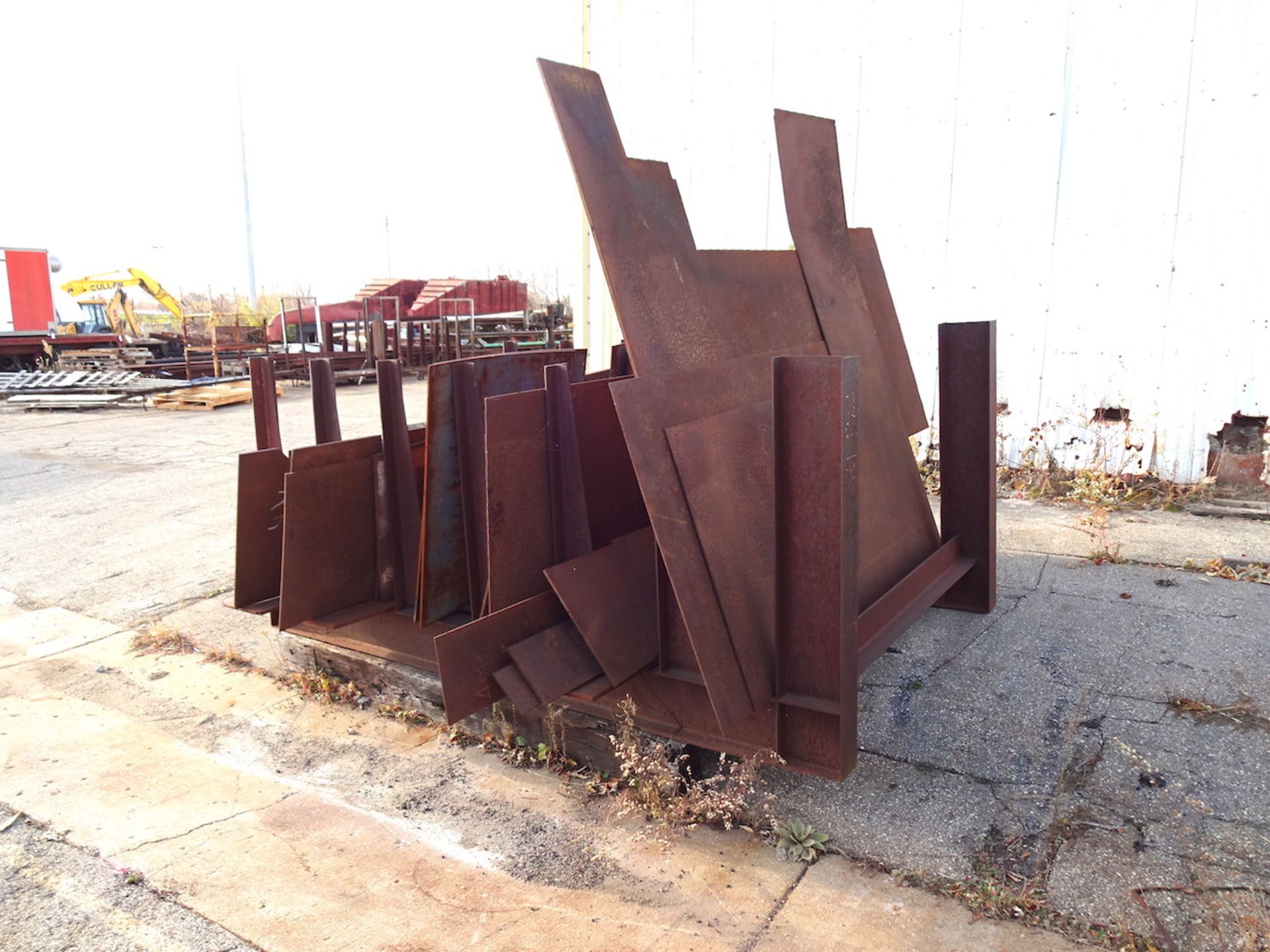 LOT: Assorted Steel, with Rack - Image 2 of 2