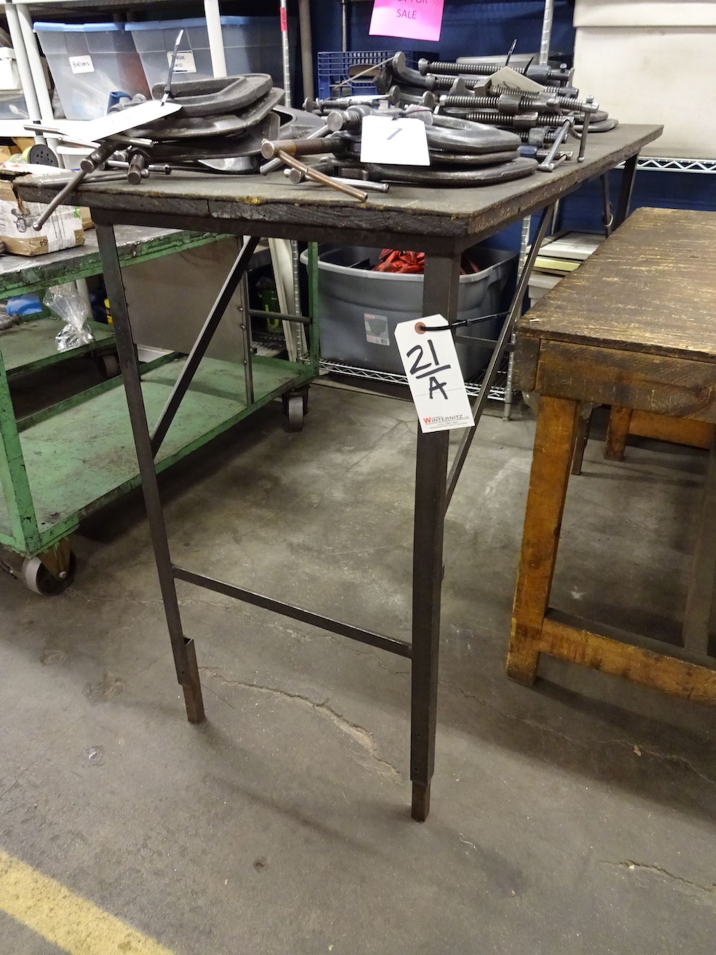 LOT: (4) Steel Tables