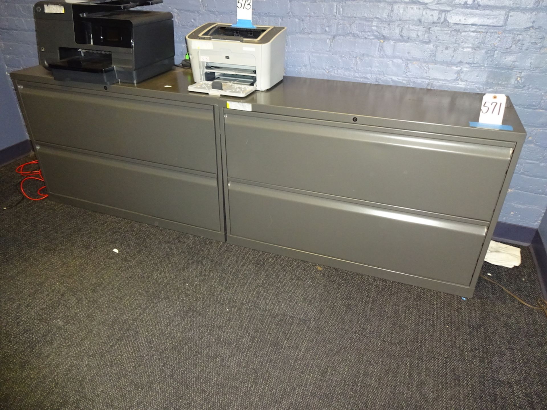 LOT: (2) 2-Drawer Lateral File Cabinets