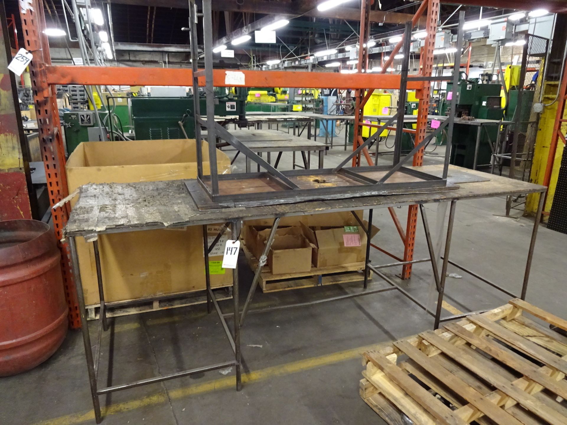 LOT: (2) Work Tables