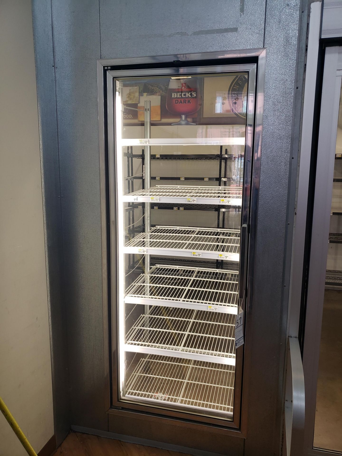 HILL PHOENIX WALK IN BEVERAGE COOLER WITH AUTOMATIC DOOR 20'9" X 11' X 9'7" - Image 5 of 14