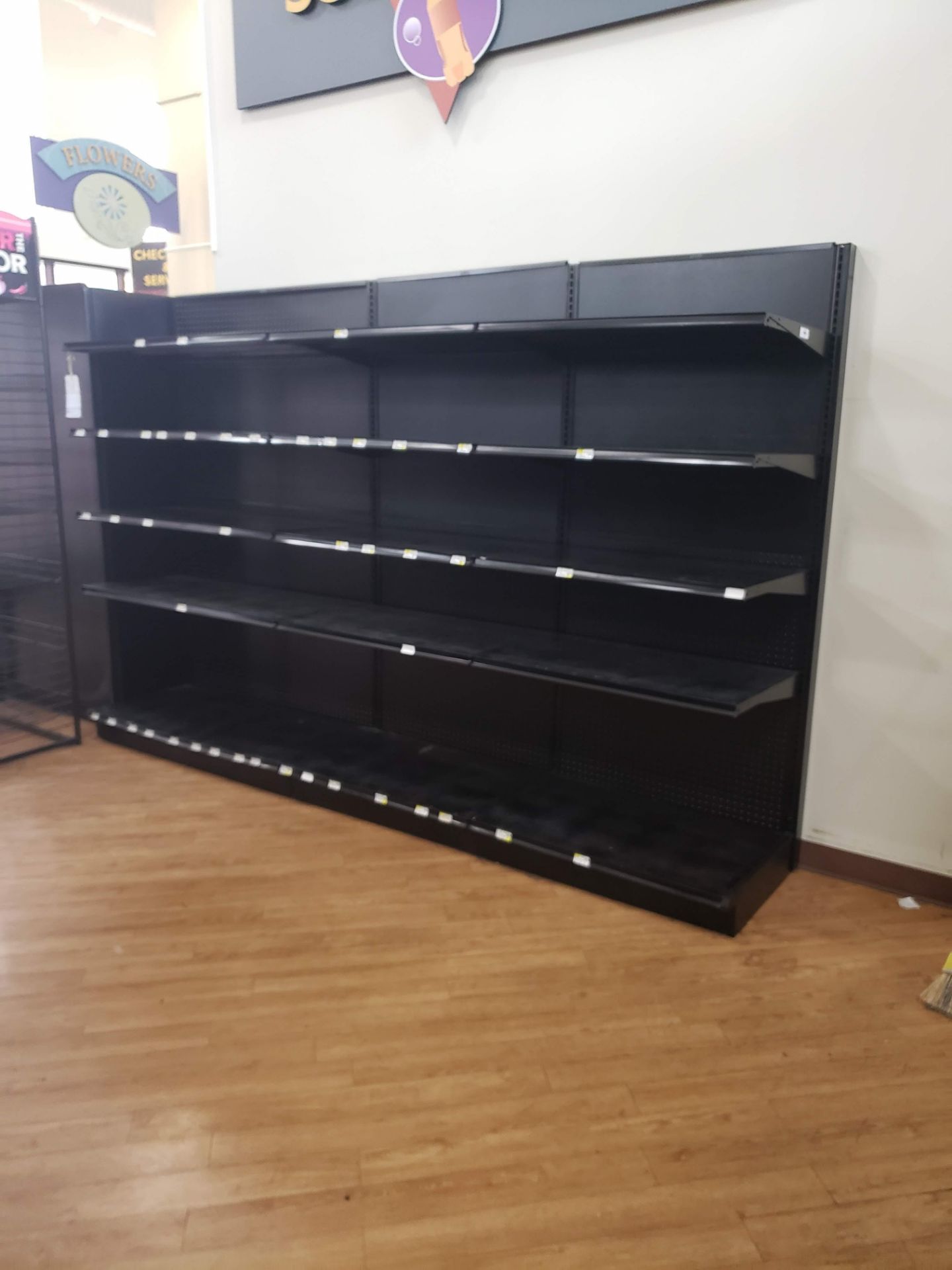 MADIX GONDOLA SINGLE SIDED SHELVING (1) 4' X 79", (2) 3' X 79" WITH 15 SHELVES - Image 2 of 4