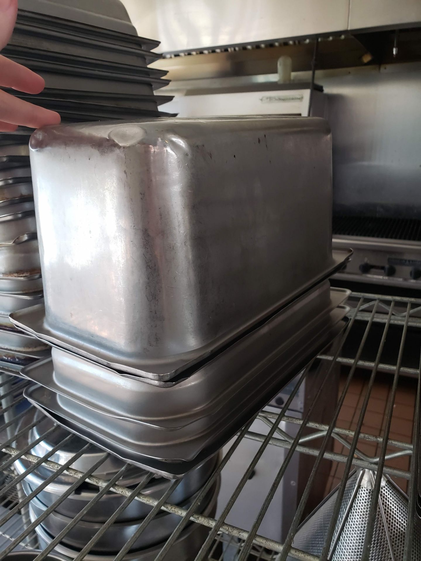 LOT OF ADCRAFT 22T6 1/3 STAINLESS STEEL INSERT PANS - Image 3 of 3
