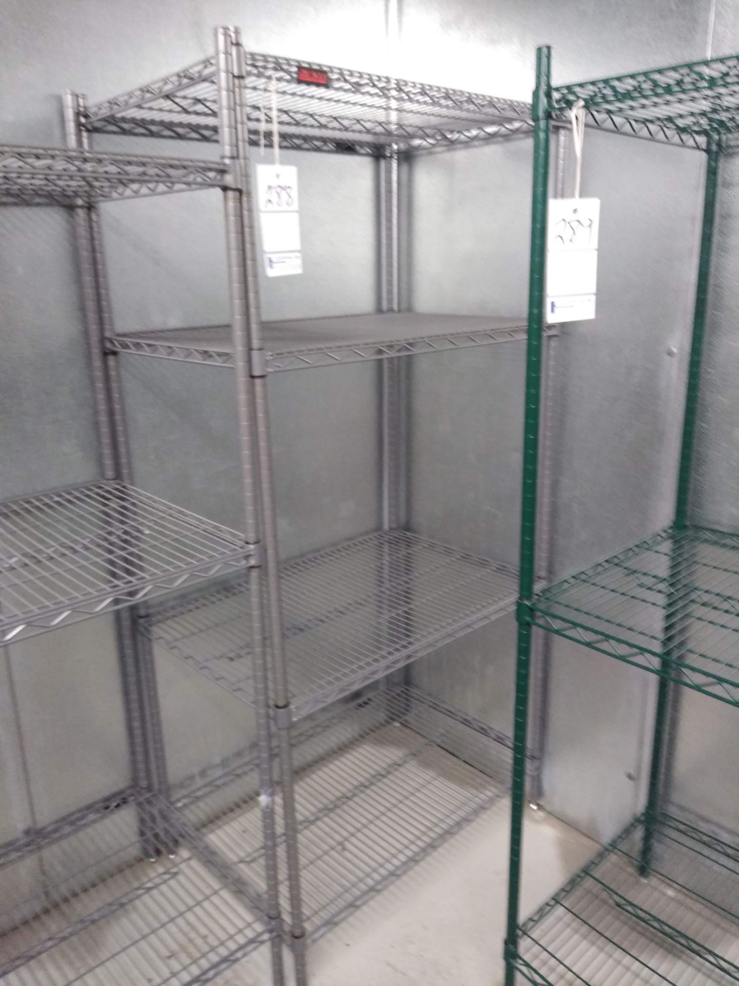 EAGLE 3' X 2' X 75" GREY FREEZER STORAGE RACK