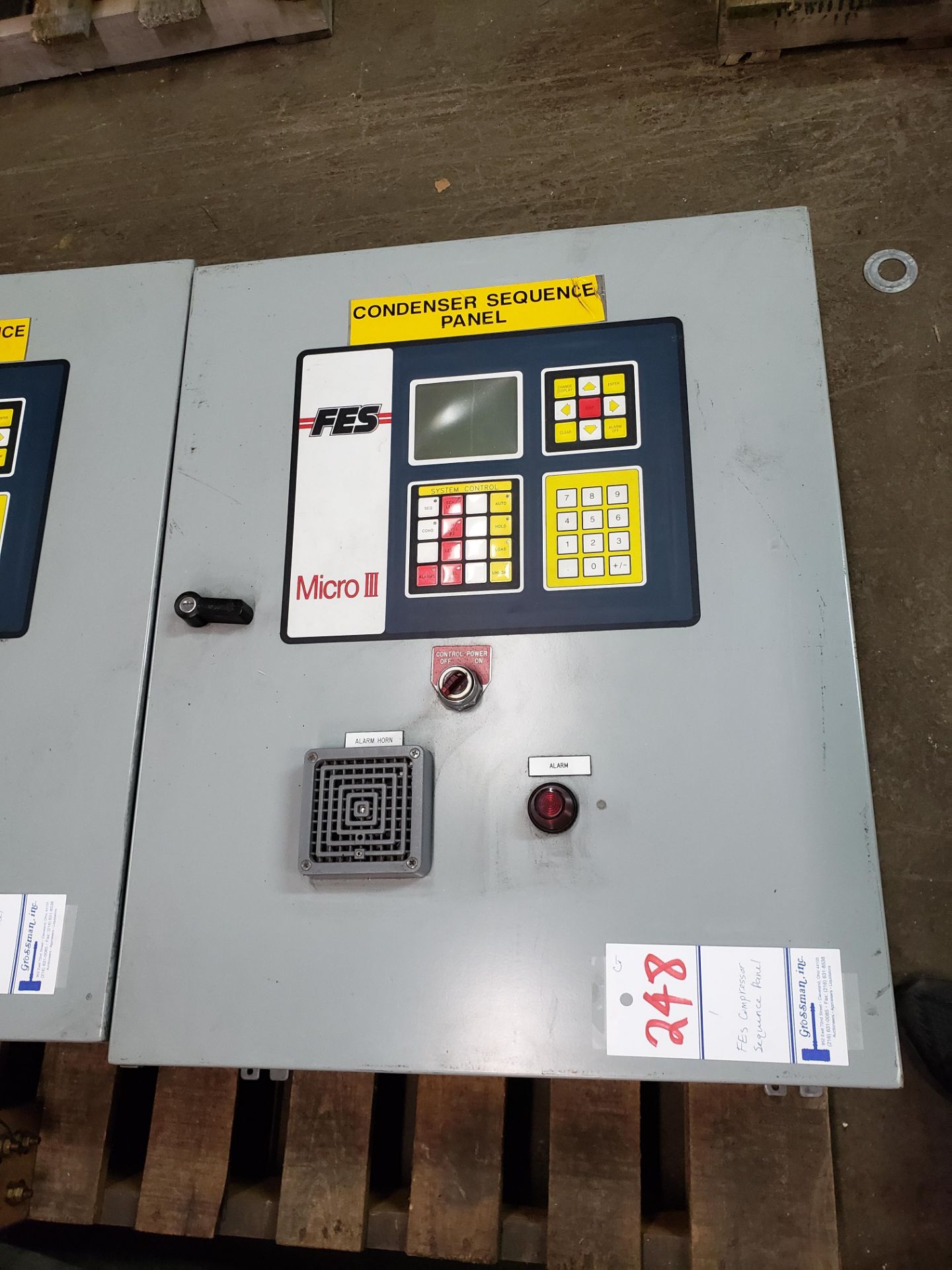 FES COMPRESSOR SEQUENCE PANEL