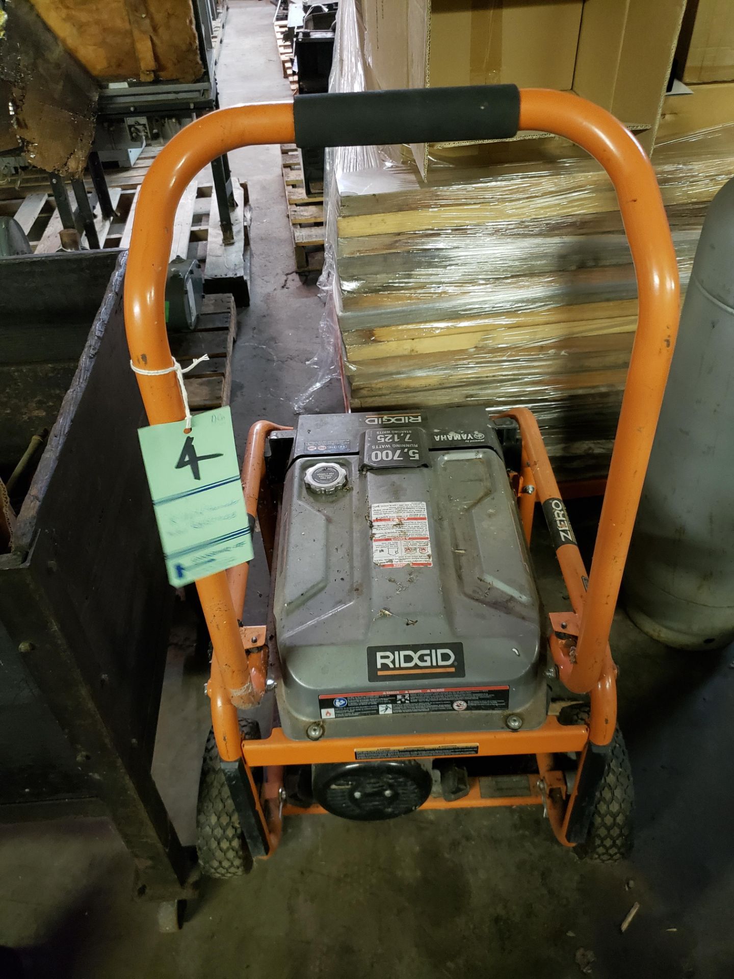 RIDGID GENERATOR MODEL RD905712B - Image 3 of 6