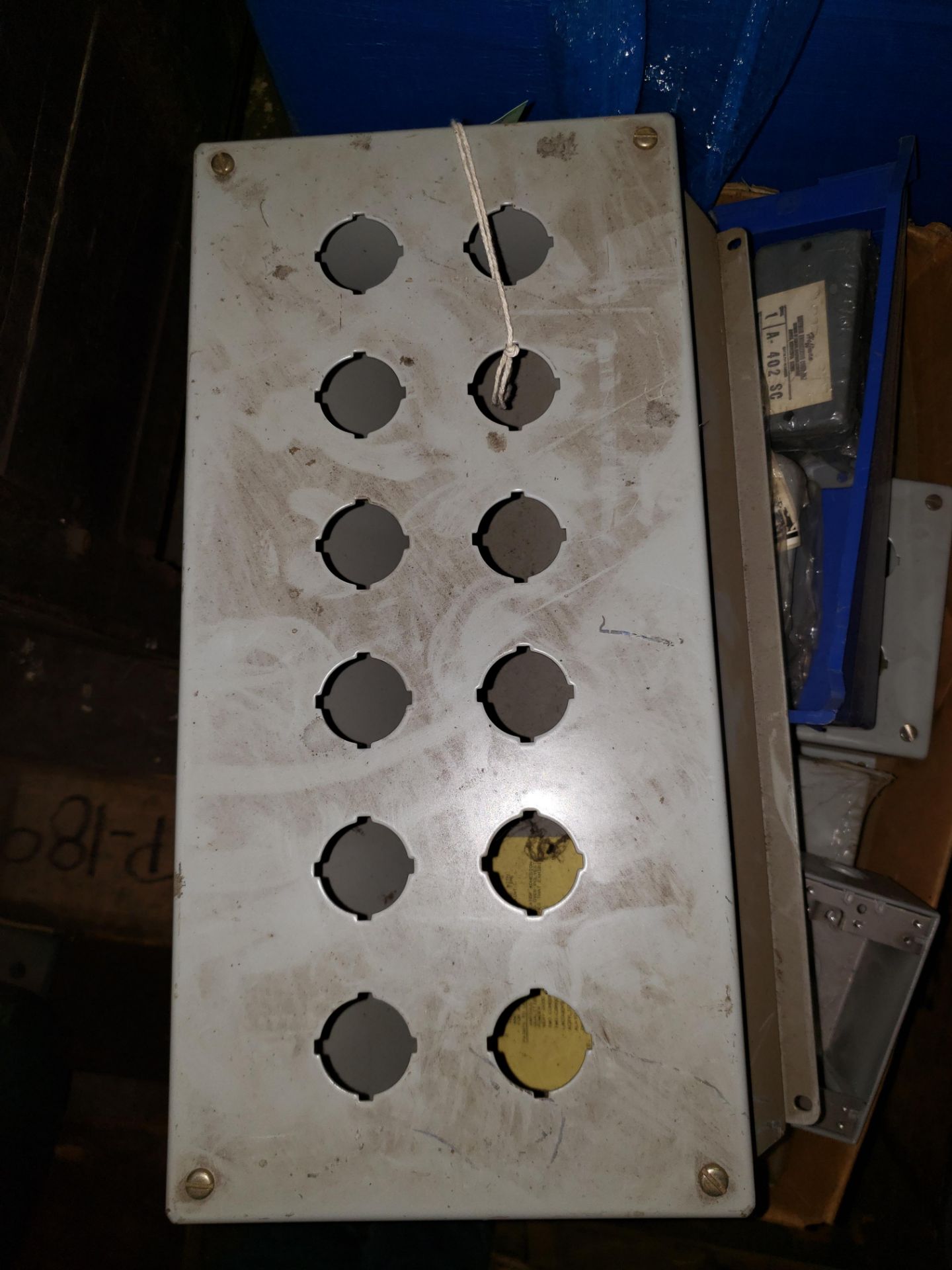 BOX OF ASSORTED HOFFMAN ENCLOSURES AND MISC - Image 2 of 3