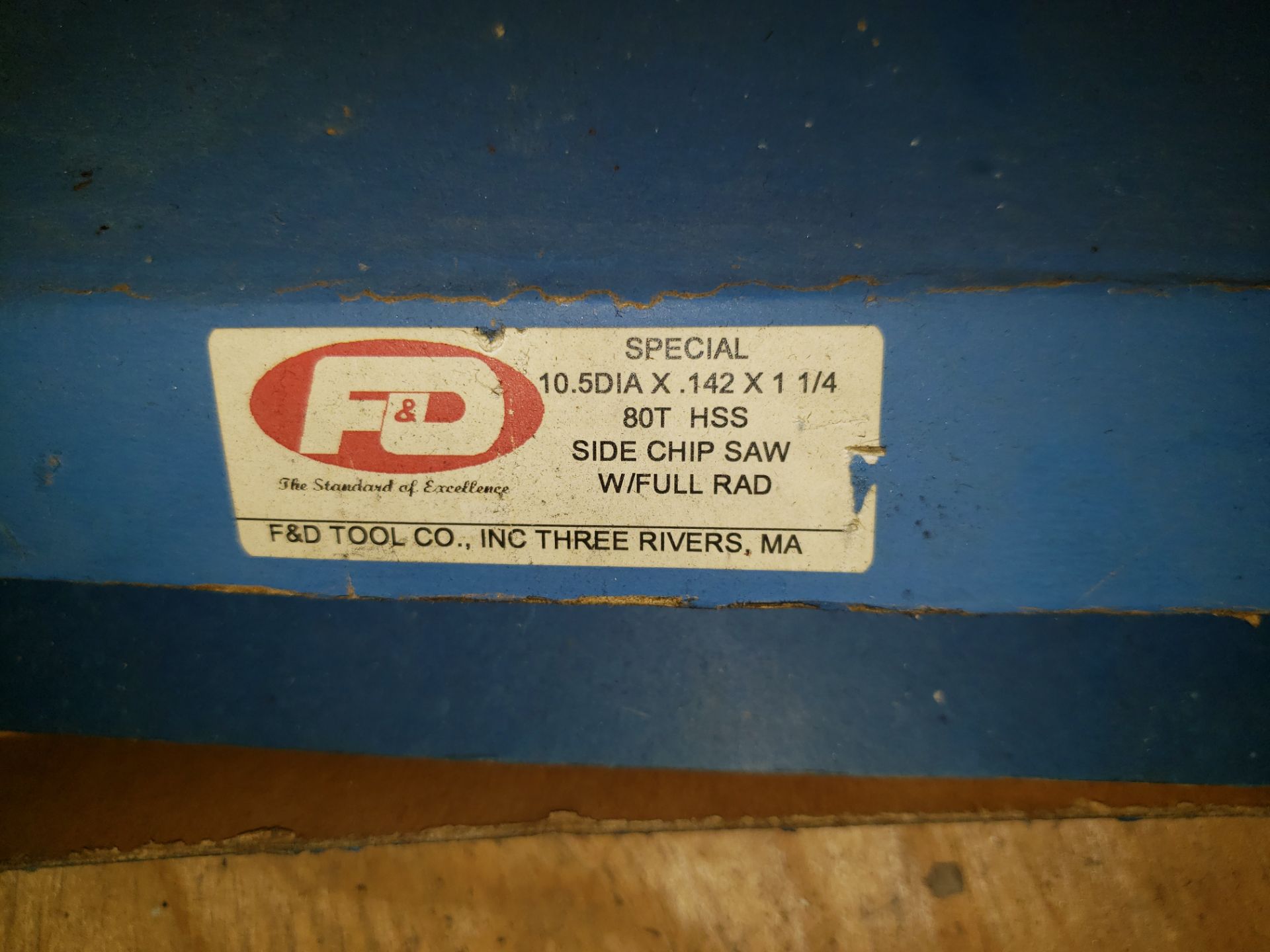 LOT OF ASSORTED SIZE SIDE CHIP SAW BLADES - Image 5 of 6