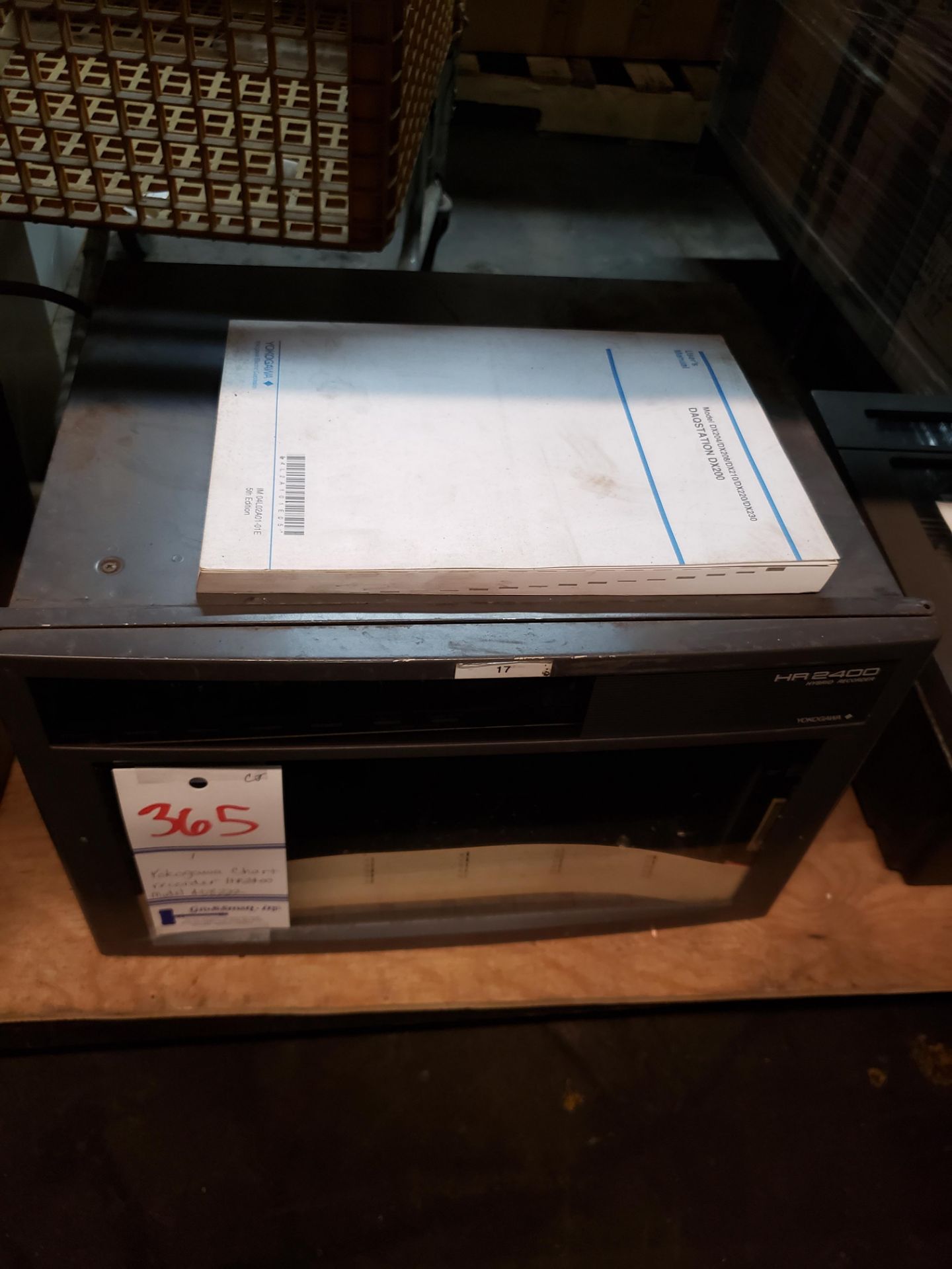 YOKOGAWA CHART RECORDERS HR2400 MODEL 408222