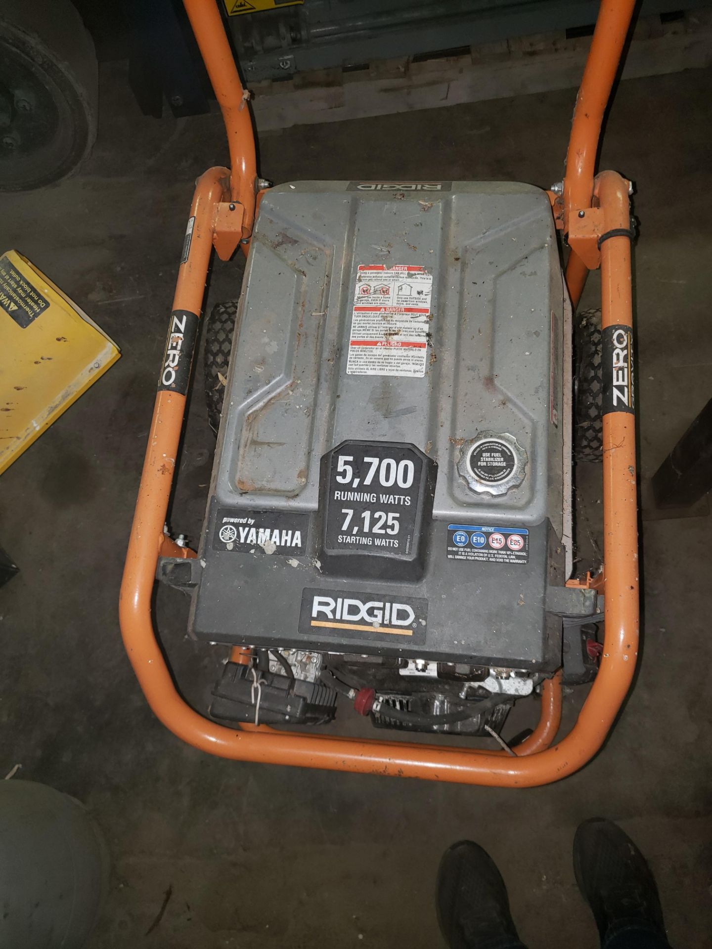 RIDGID GENERATOR MODEL RD905712B - Image 6 of 6