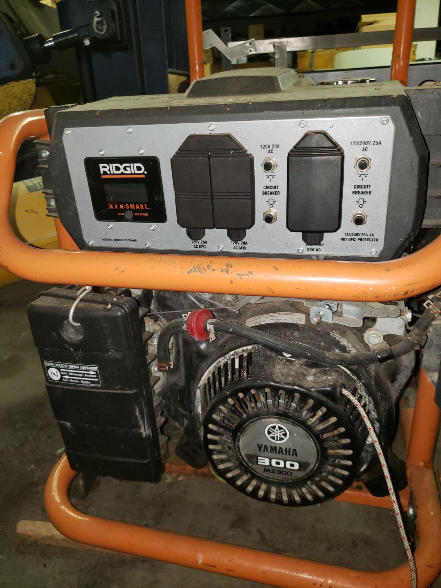 RIDGID GENERATOR MODEL RD905712B - Image 5 of 6