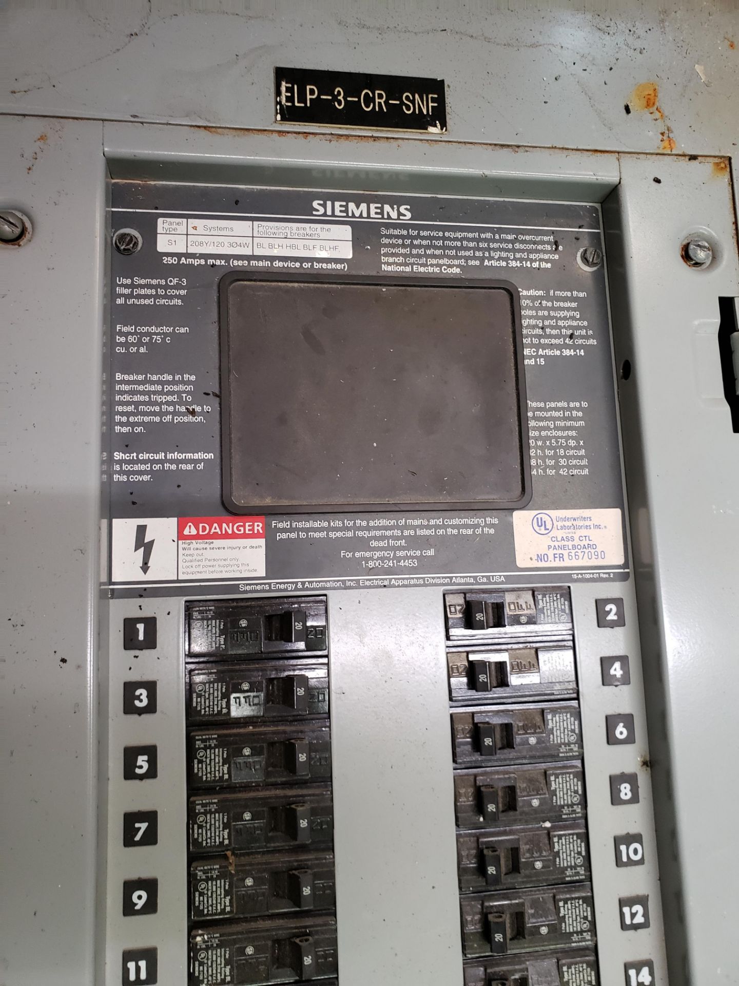 BREAKER PANEL - Image 4 of 6