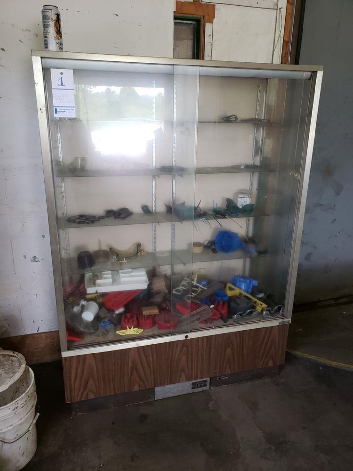 DISPLAY CASE WITH CONTENT