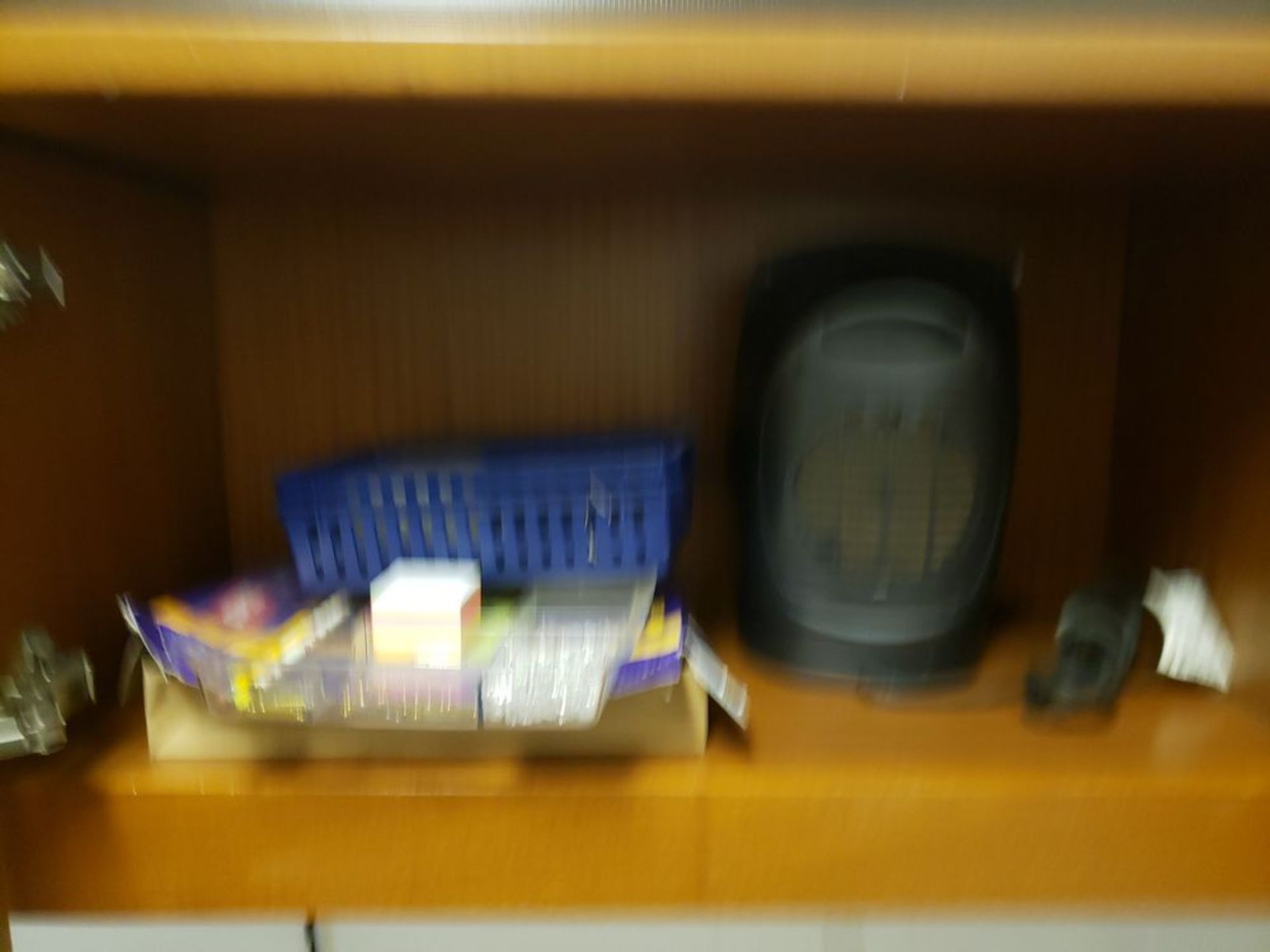 LOT OF OFFICE SUPPLIES IN CABINETS - Image 2 of 3