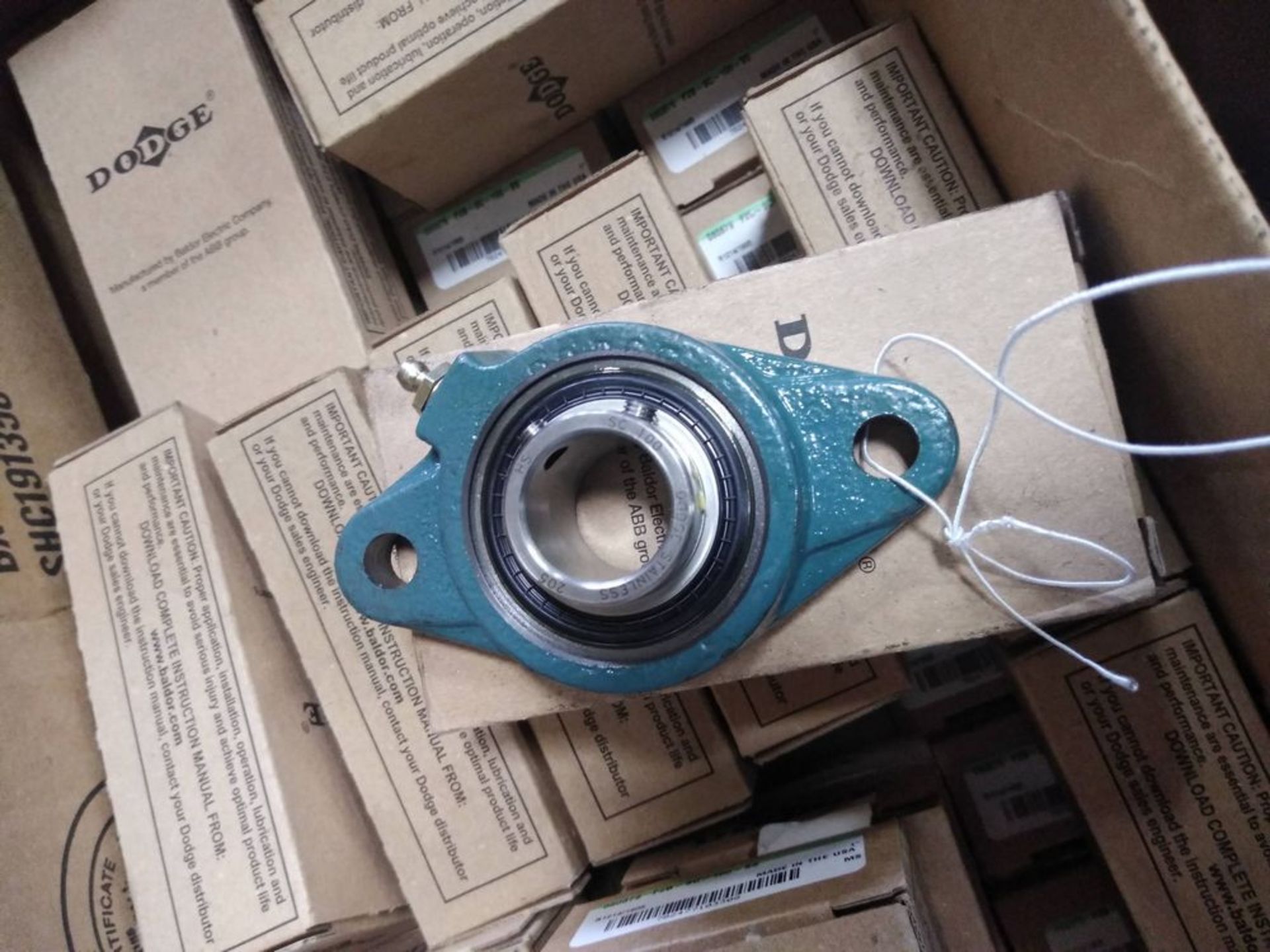 LOT OF 50 DODGE PILLOW BLOCK BEARINGS WITH STAINLESS STEAL INSERT -- Note: This lot is at the 2nd - Image 2 of 3