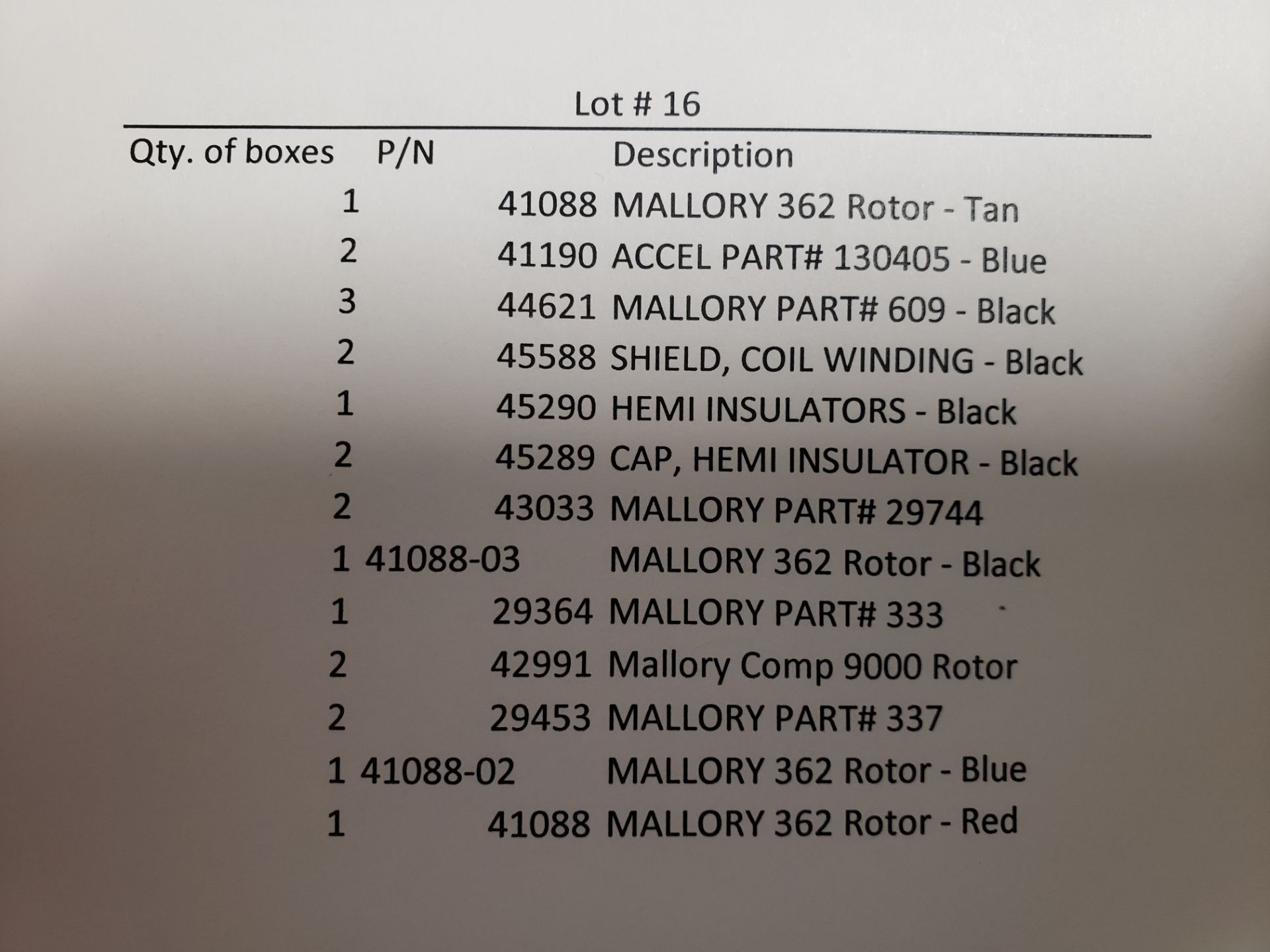 SKID OF AUTOMOTIVE PARTS - Image 13 of 13