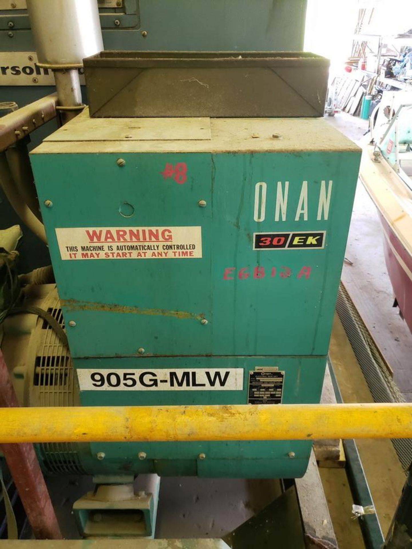 ONAN 30 EK GENERATOR 30 KIL, 37.5KVA, SINGLE AND 3 PHASE, 7 DIFFERENT VOLTAGE SETTINGS, RUNS ON - Image 7 of 15