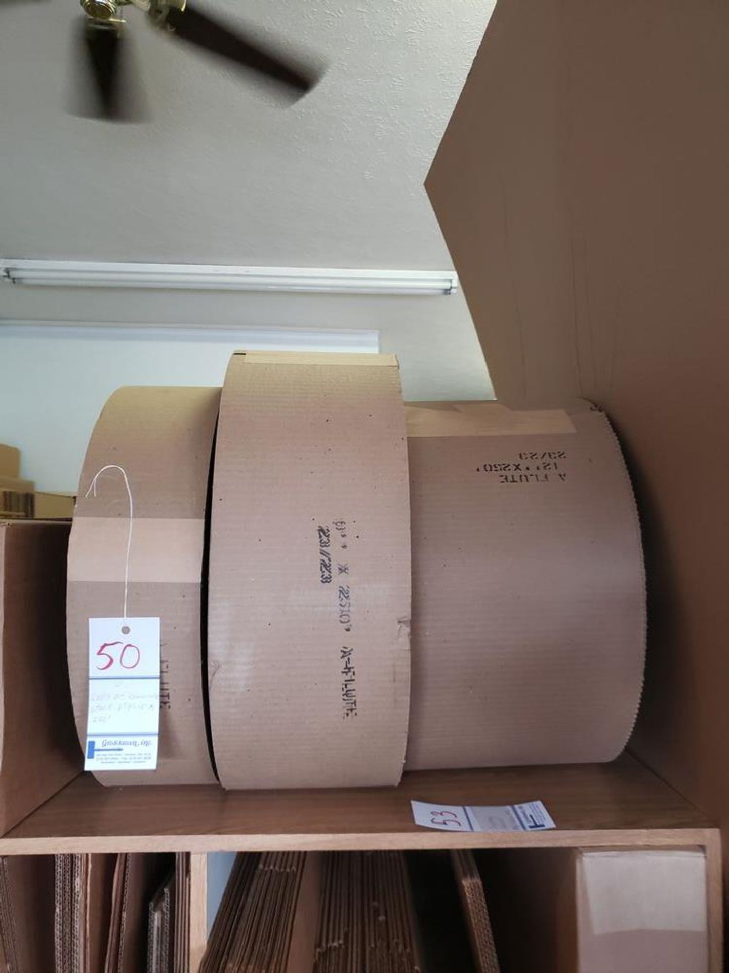 ROLLS OF CORRUGATED STOCK (Note: Your bid is multiplied by the quantity) - Image 2 of 3