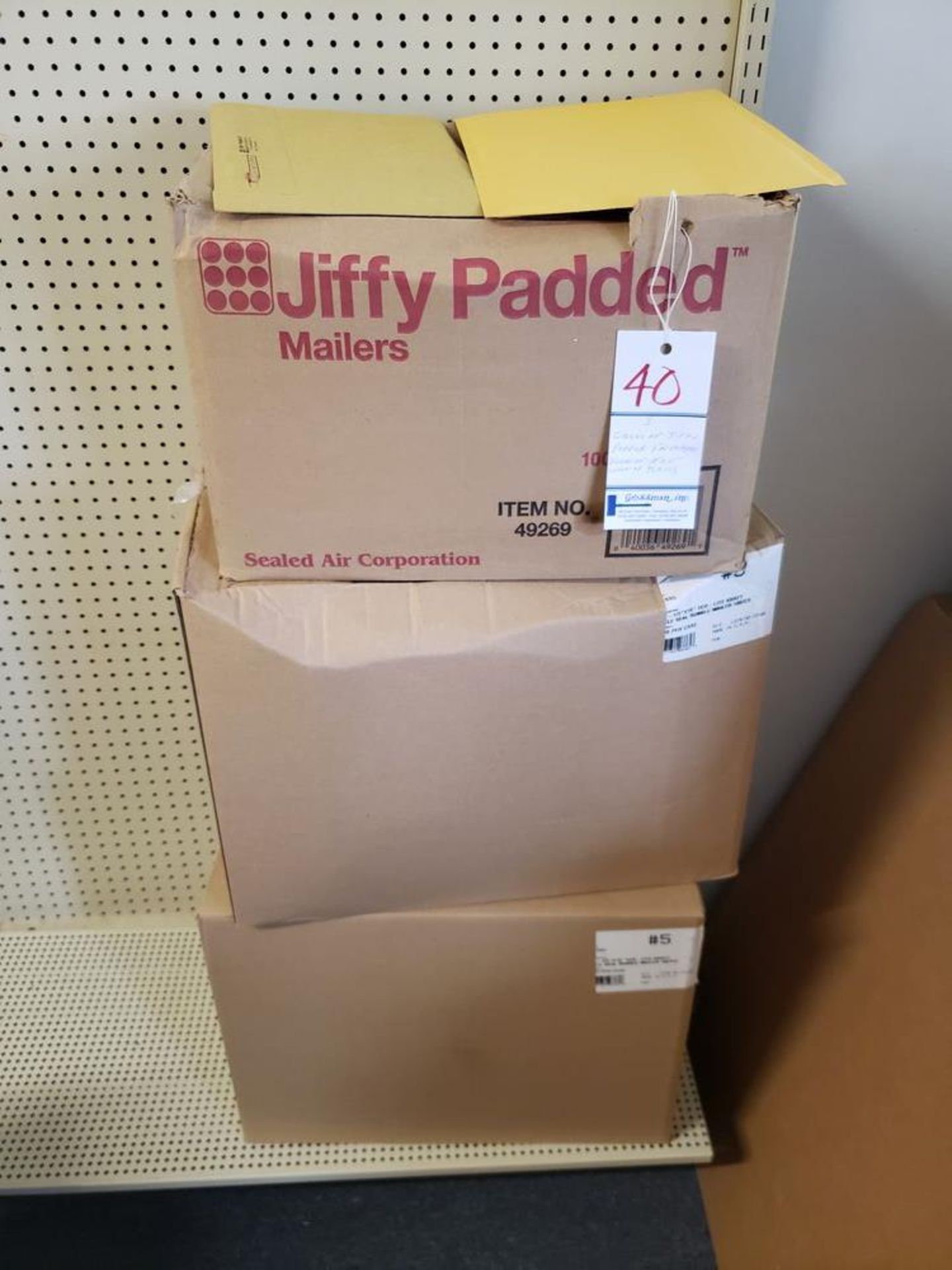 CASES OF JIFFY PADDED ENVELOPES (Note: Your bid is multiplied by the quantity)