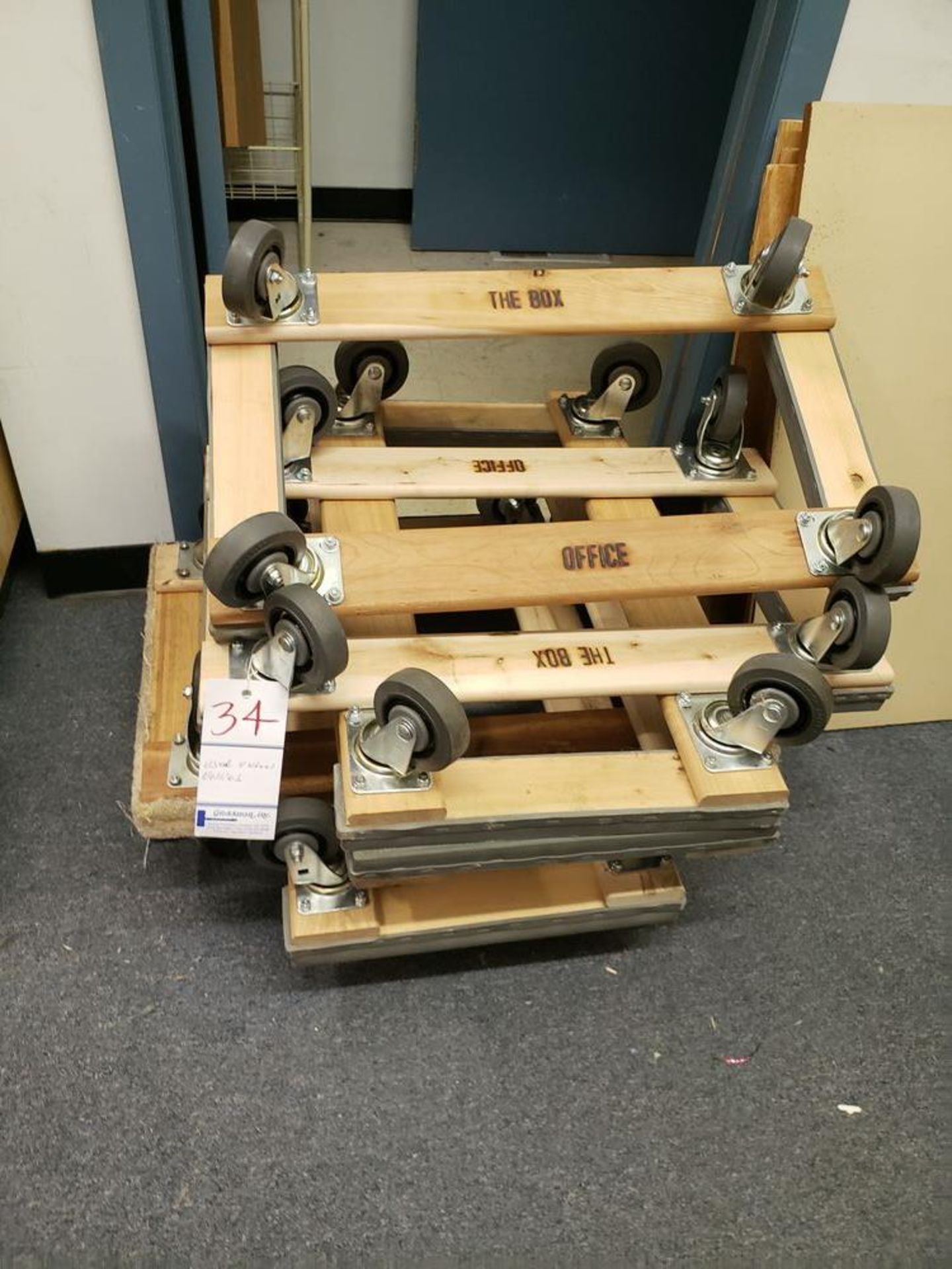 USED 4 WHEEL DOLLIES (Note: Your bid is multiplied by the quantity)