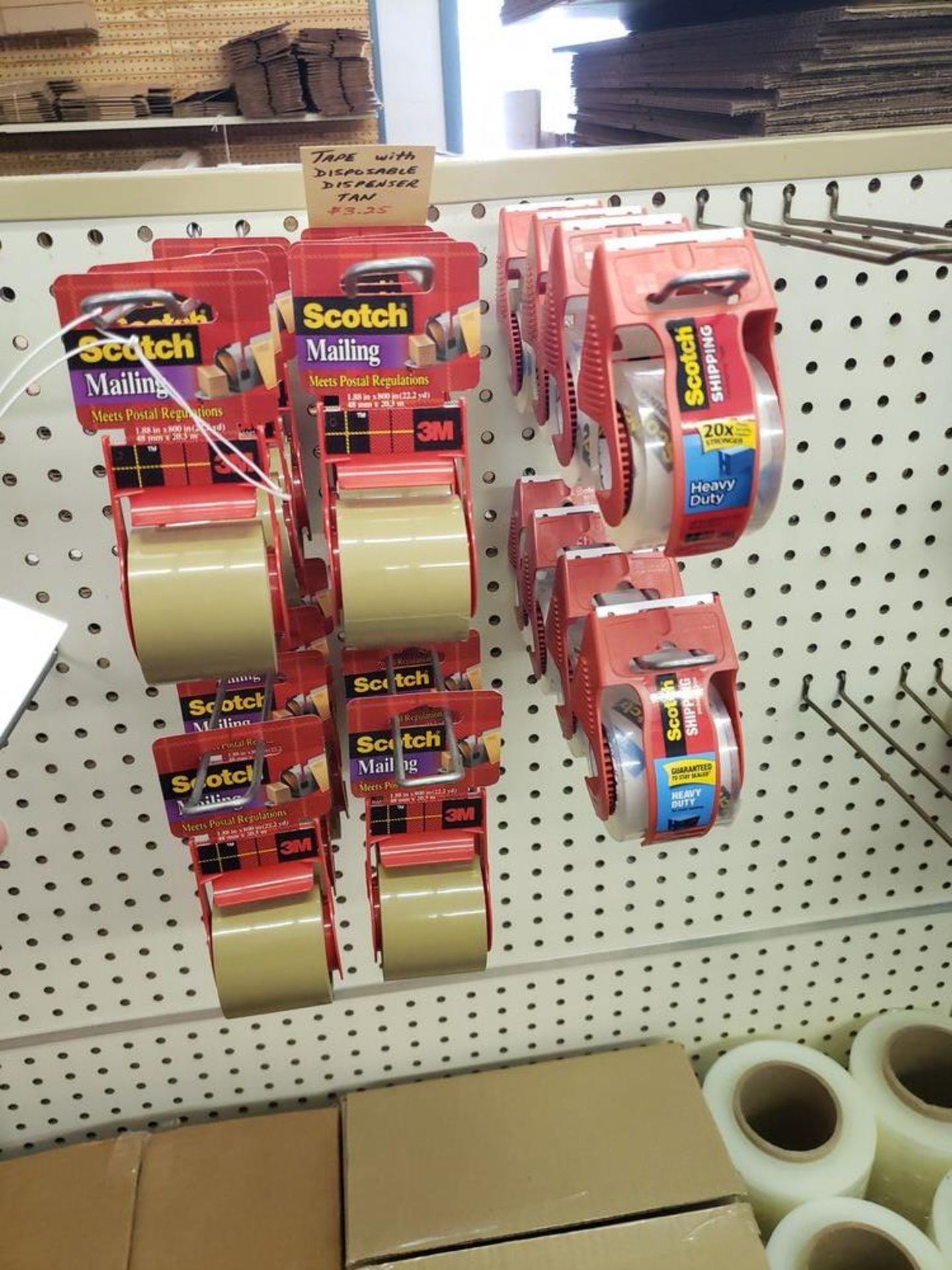 ROLLS OF BOX TAPE (Note: Your bid is multiplied by the quantity)