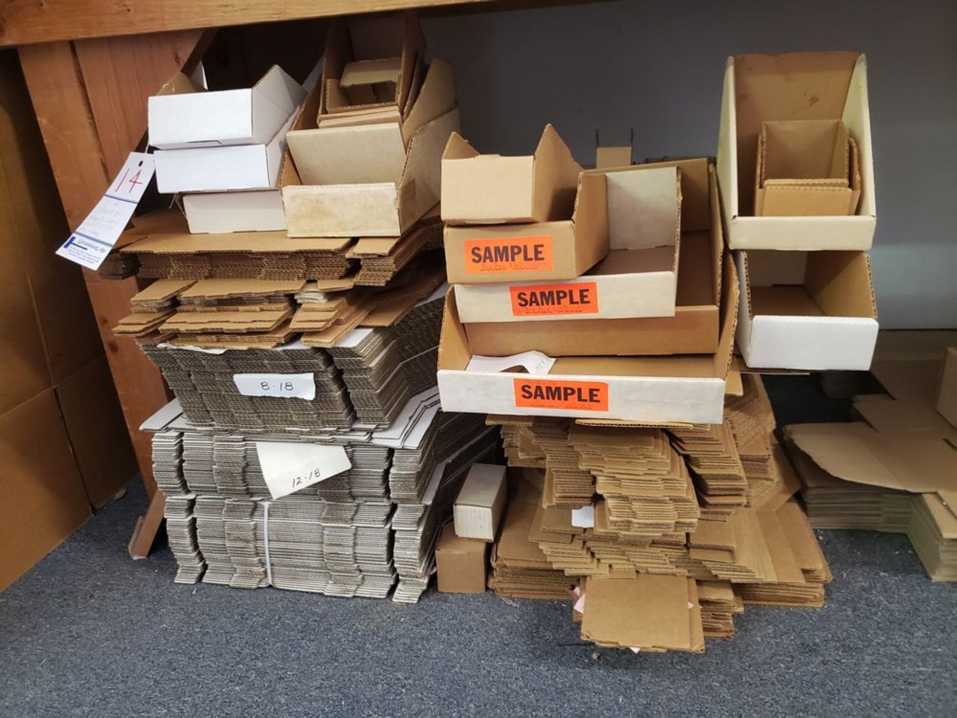 STACKS OF PARTS BOXES (Note: Your bid is multiplied by the quantity)