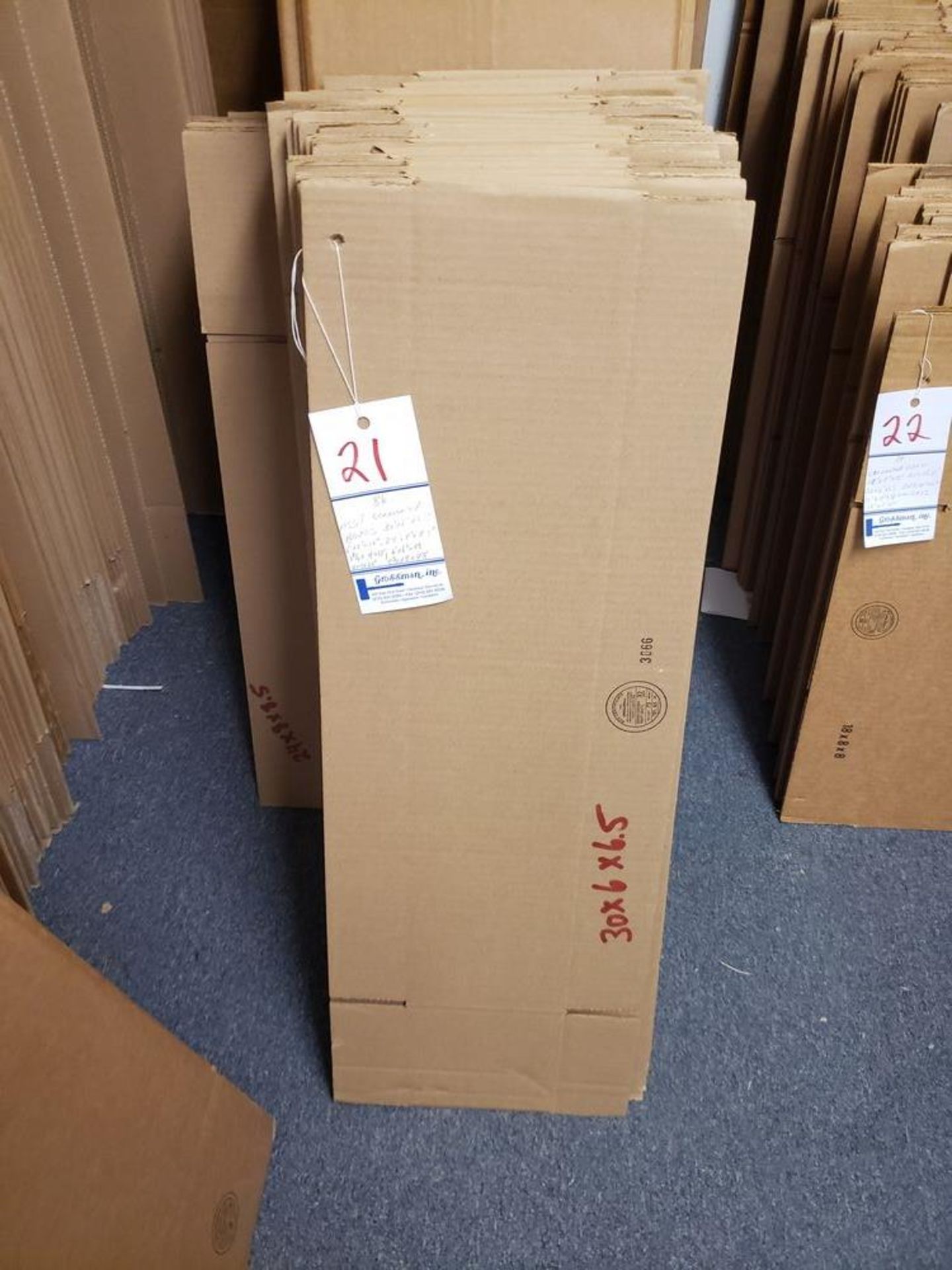 ASSORTED CORRUGATED BOXES (Note: Your bid is multiplied by the quantity) - Image 2 of 5