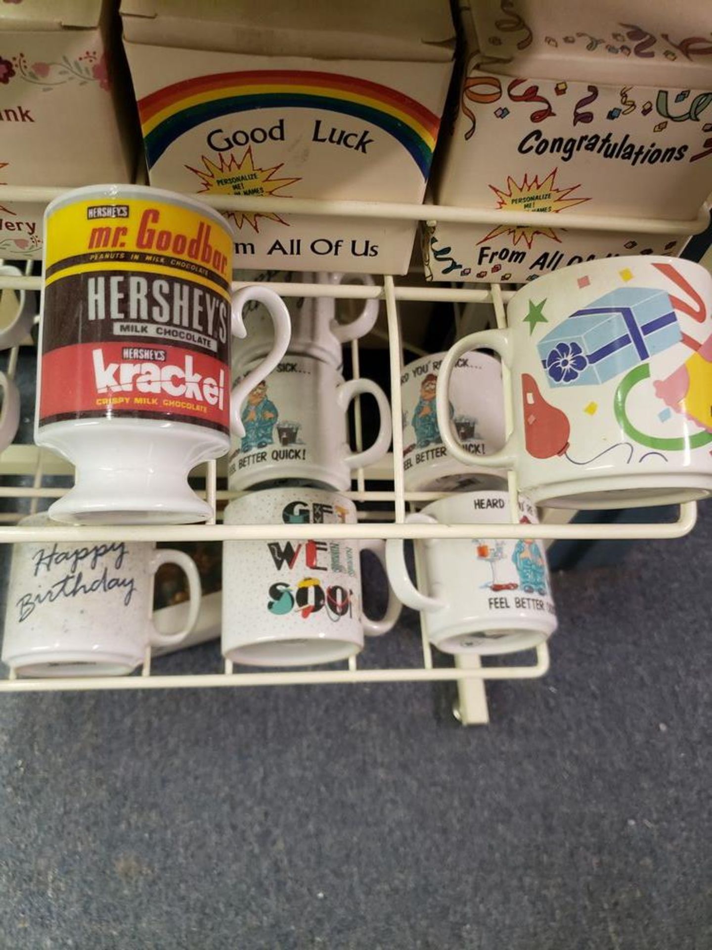 GIFT MUGS WITH DISPLAY RACK (Note: Your bid is multiplied by the quantity) - Image 4 of 7