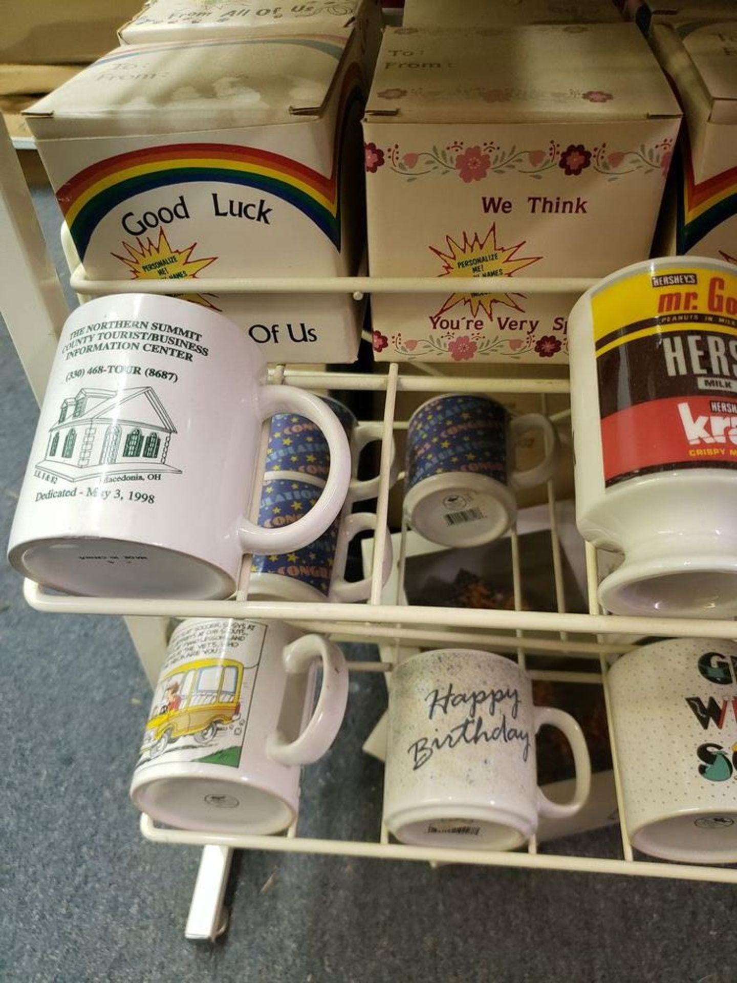 GIFT MUGS WITH DISPLAY RACK (Note: Your bid is multiplied by the quantity) - Image 5 of 7