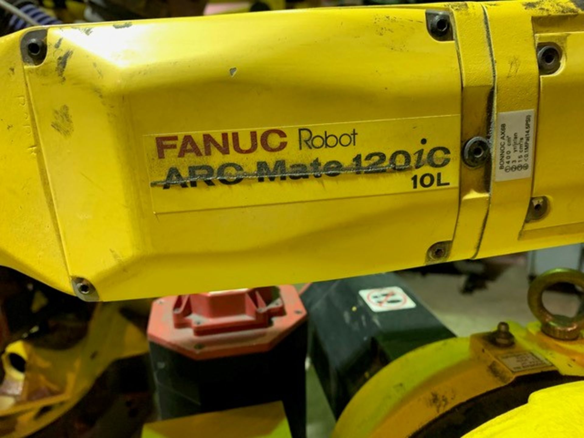 FANUC ROBOT ARCMATE 120iC/10L WITH R-30iA CONTROL, TEACH & CABLES, YEAR 2011, SN 112262 - Image 2 of 19