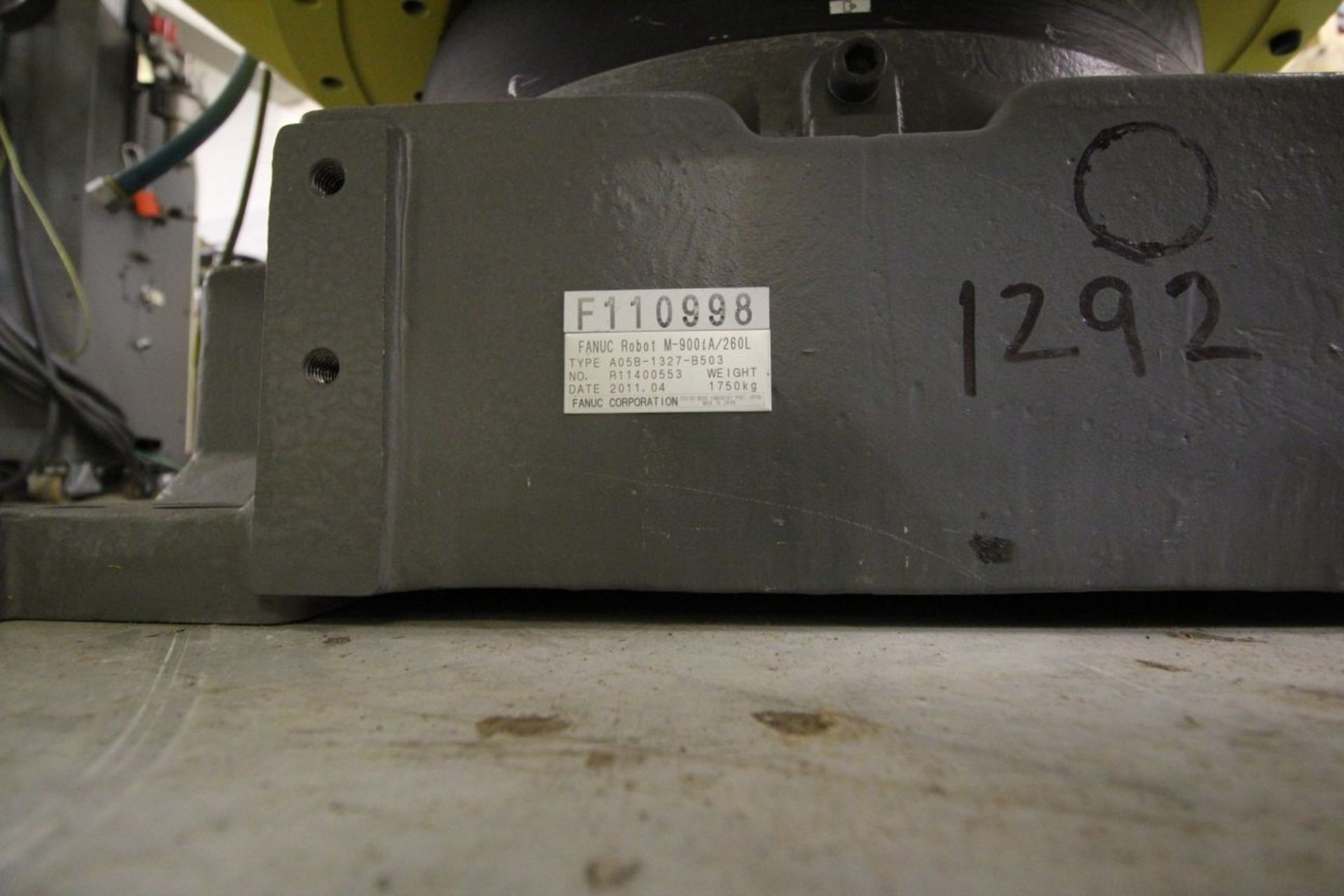 FANUC M-900iA/260L WITH R-30iA CONTROLS, TEACH & CABLES, YEAR 2011, SN 110998 - Image 8 of 8