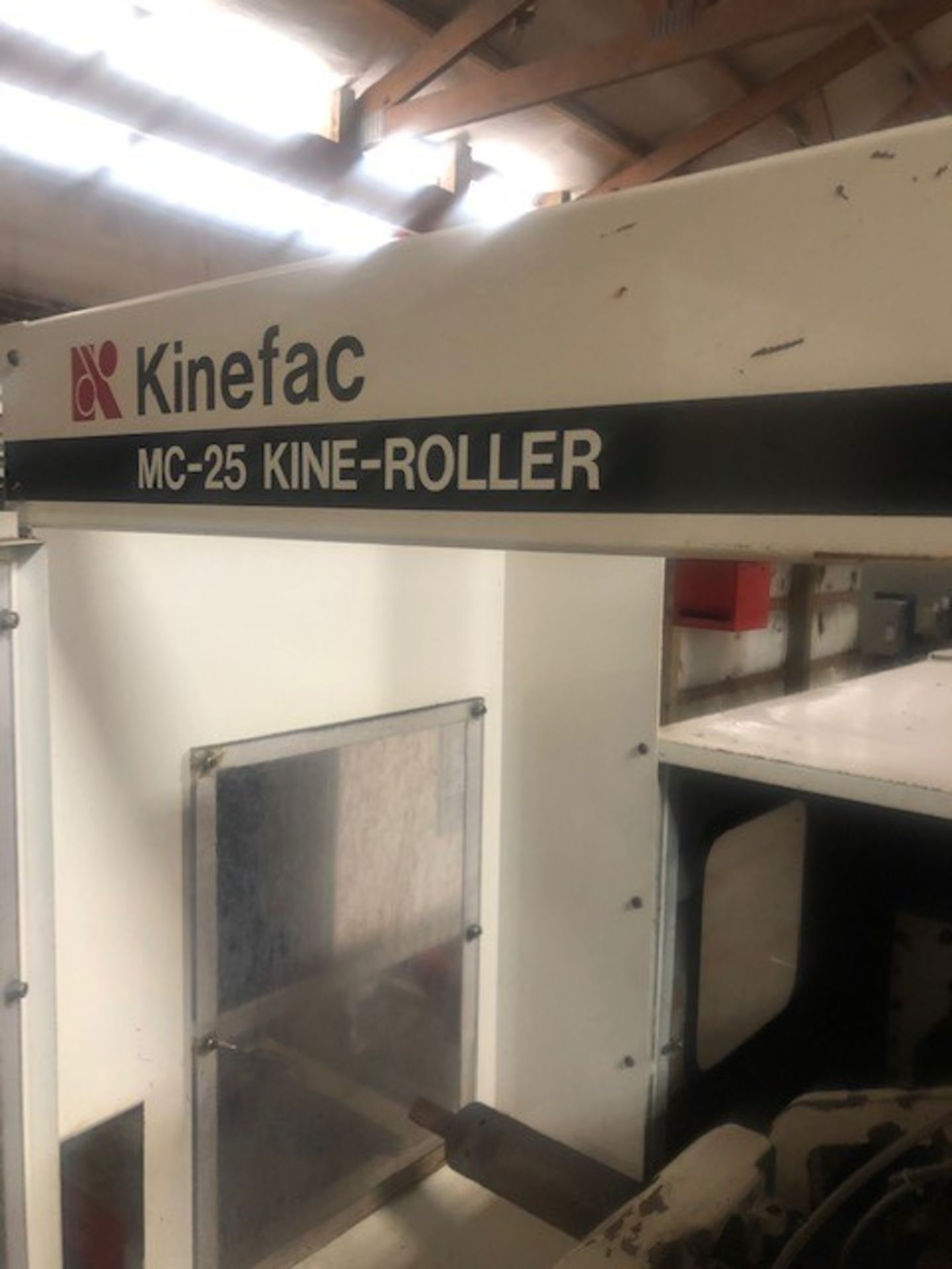 KINEFAC MODEL MC-25 KINE-ROLLER/THREAD ROLLER, SN 461R LOCATION MI, BUYER TO SHIP