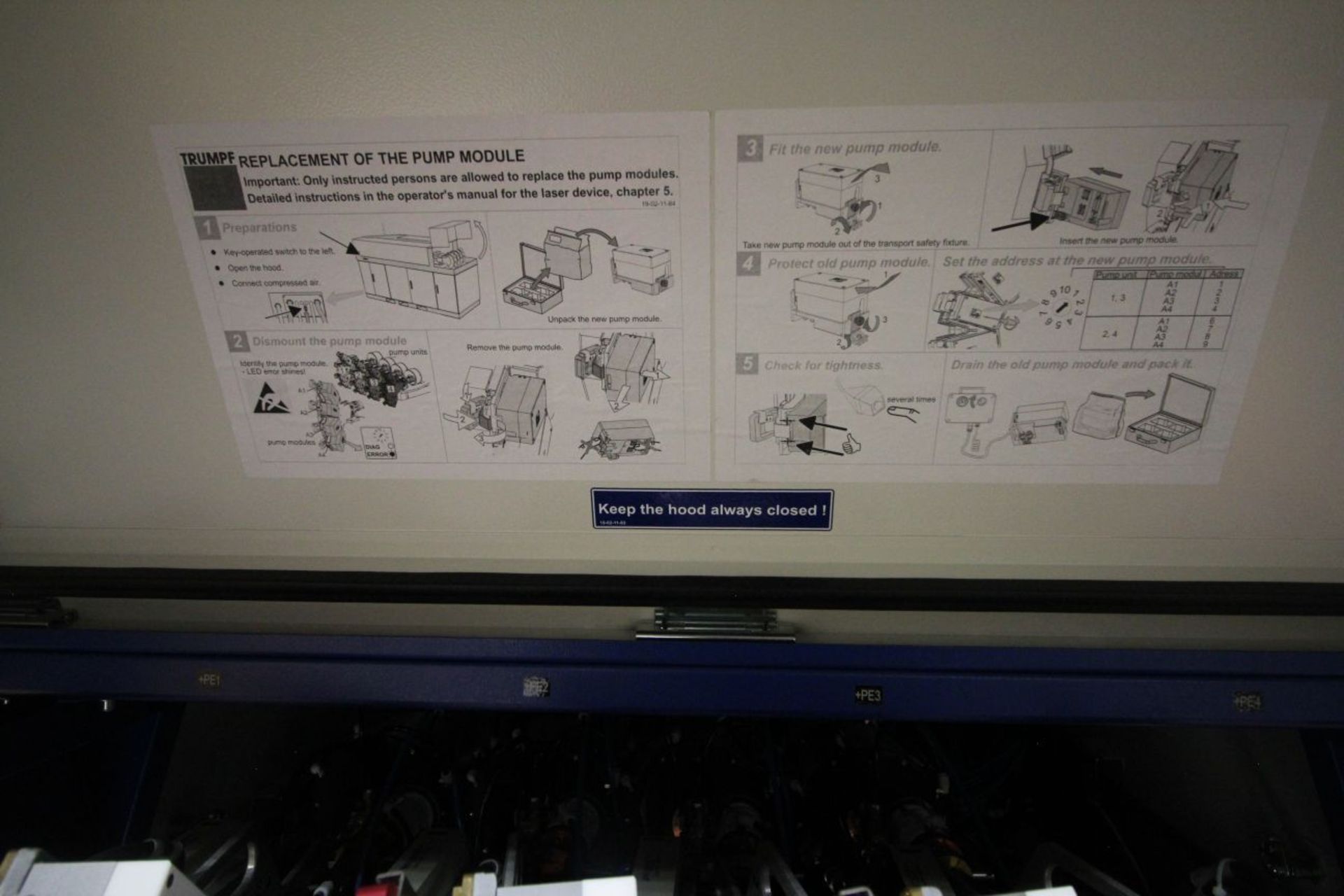 ABB/TRUMPF ROBOTIC DUAL TRUNNION LASER CUTTING CELL, ABB 2400/16 & TUMPF TRUDISK 8002 LASER, 2007 - Image 23 of 26