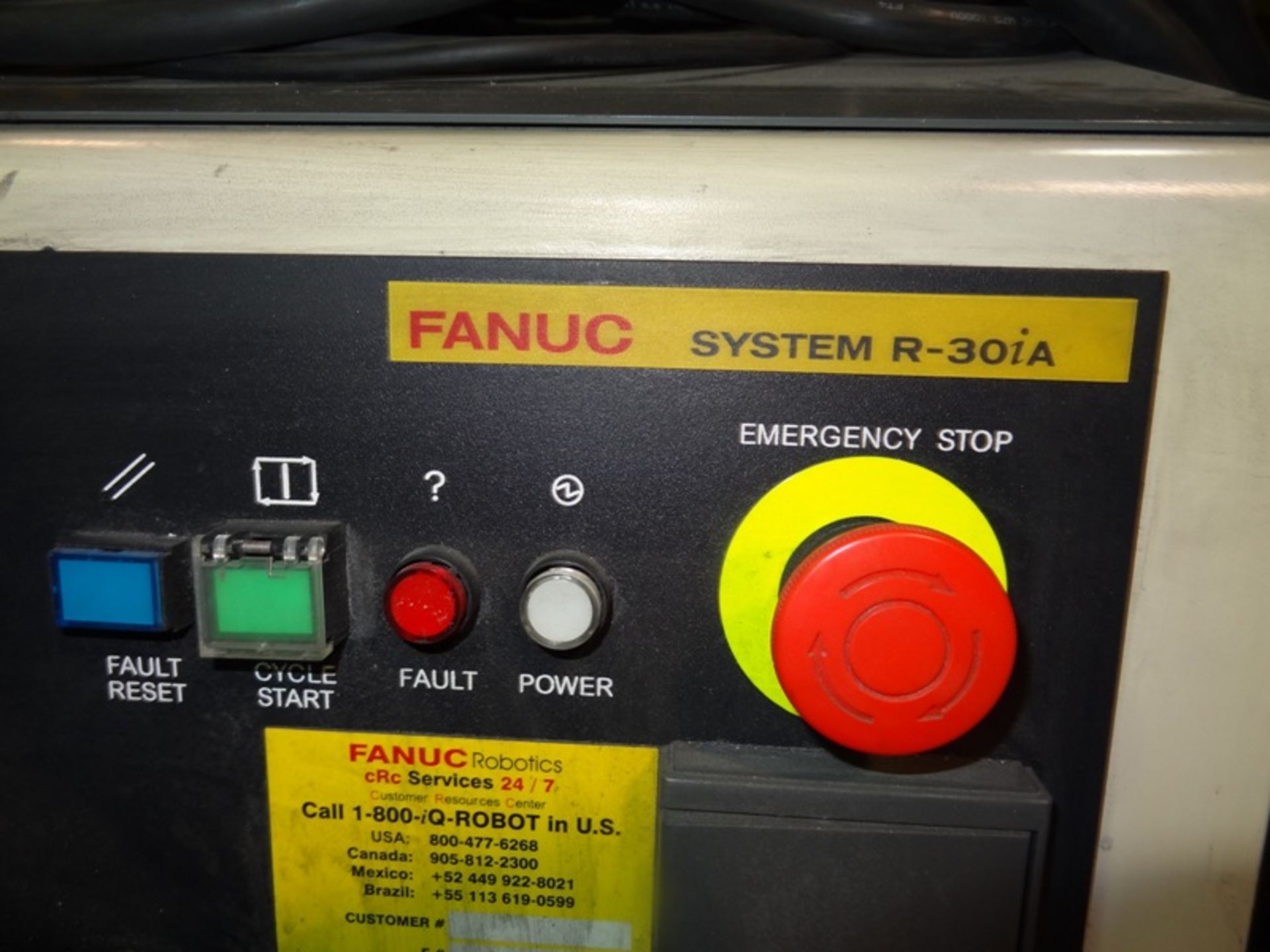 FANUC ROBOT ARCMATE 120iC/10L WITH R-30iA CONTROL, TEACH & CABLES, YEAR 2011, SN 112262 - Image 13 of 19