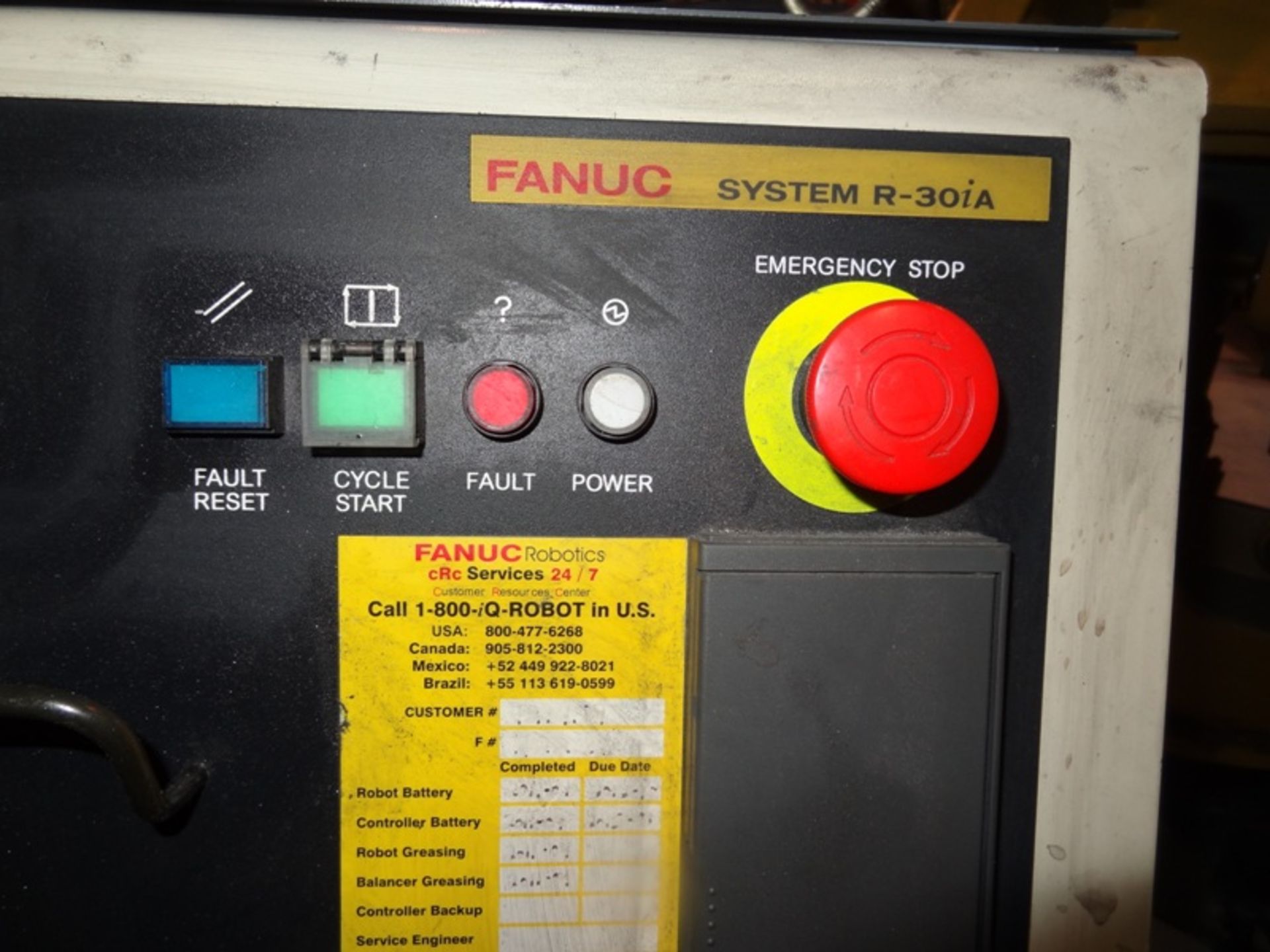 FANUC ROBOT ARCMATE 120iC/10L WITH R-30iA CONTROL, TEACH & CABLES, YEAR 2011, SN 112261 - Image 11 of 18