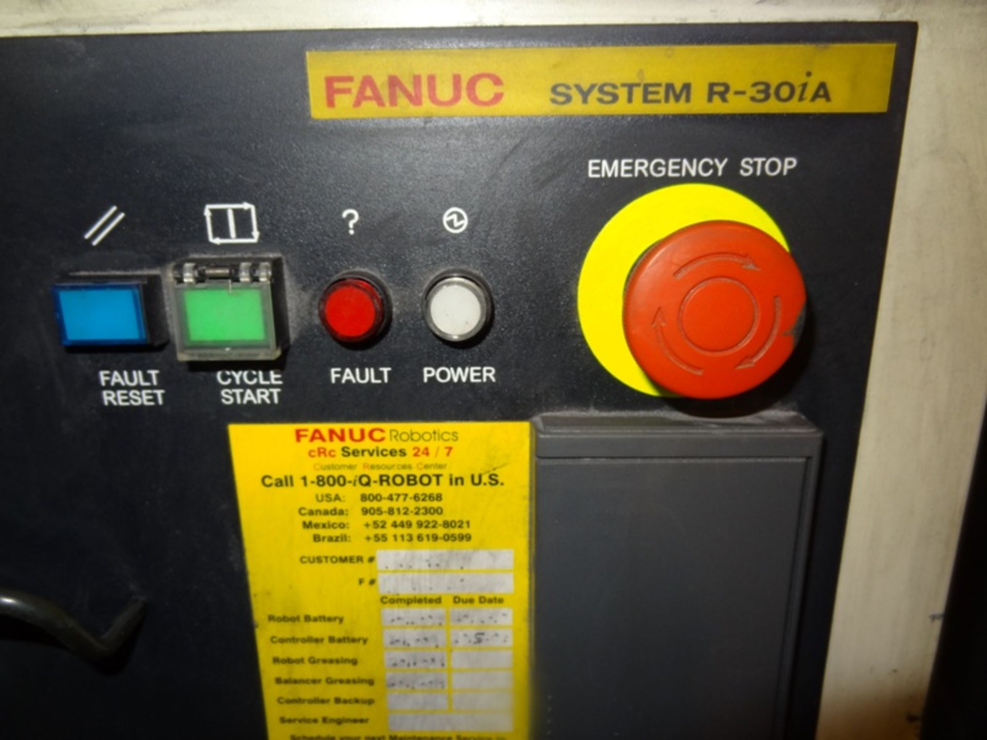 FANUC ROBOT ARCMATE 120iC/10L WITH R-30iA CONTROL, TEACH & CABLES, YEAR 2011, SN 112260 - Image 13 of 21