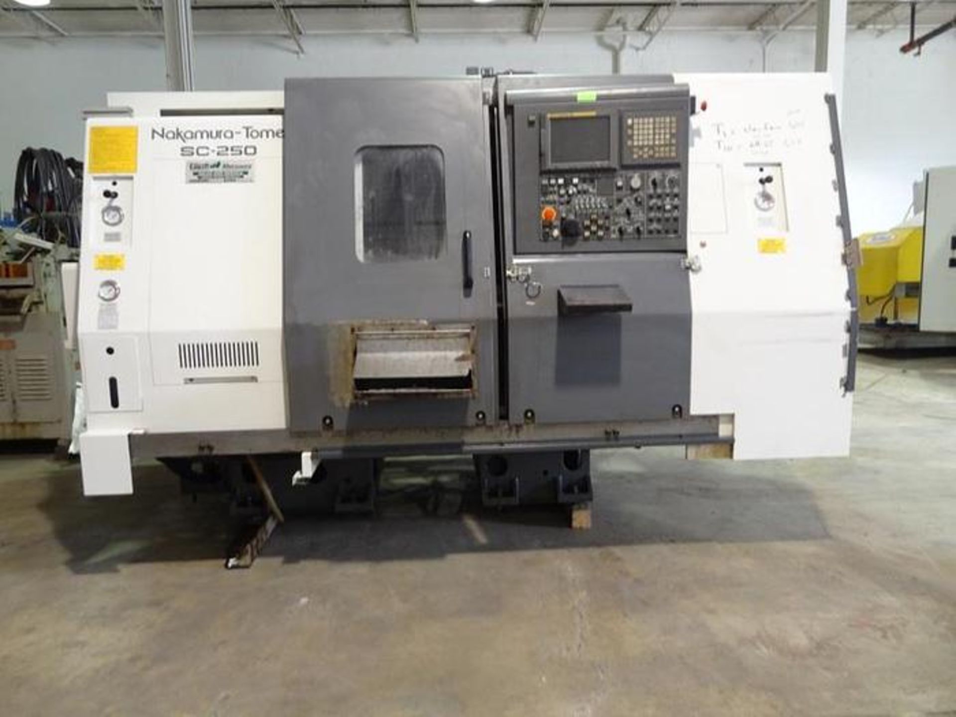 NAKAMURA TOME SC250 CNC LATHE W/SUB SPINDLE 2005, SN S204904, LOCATION MI