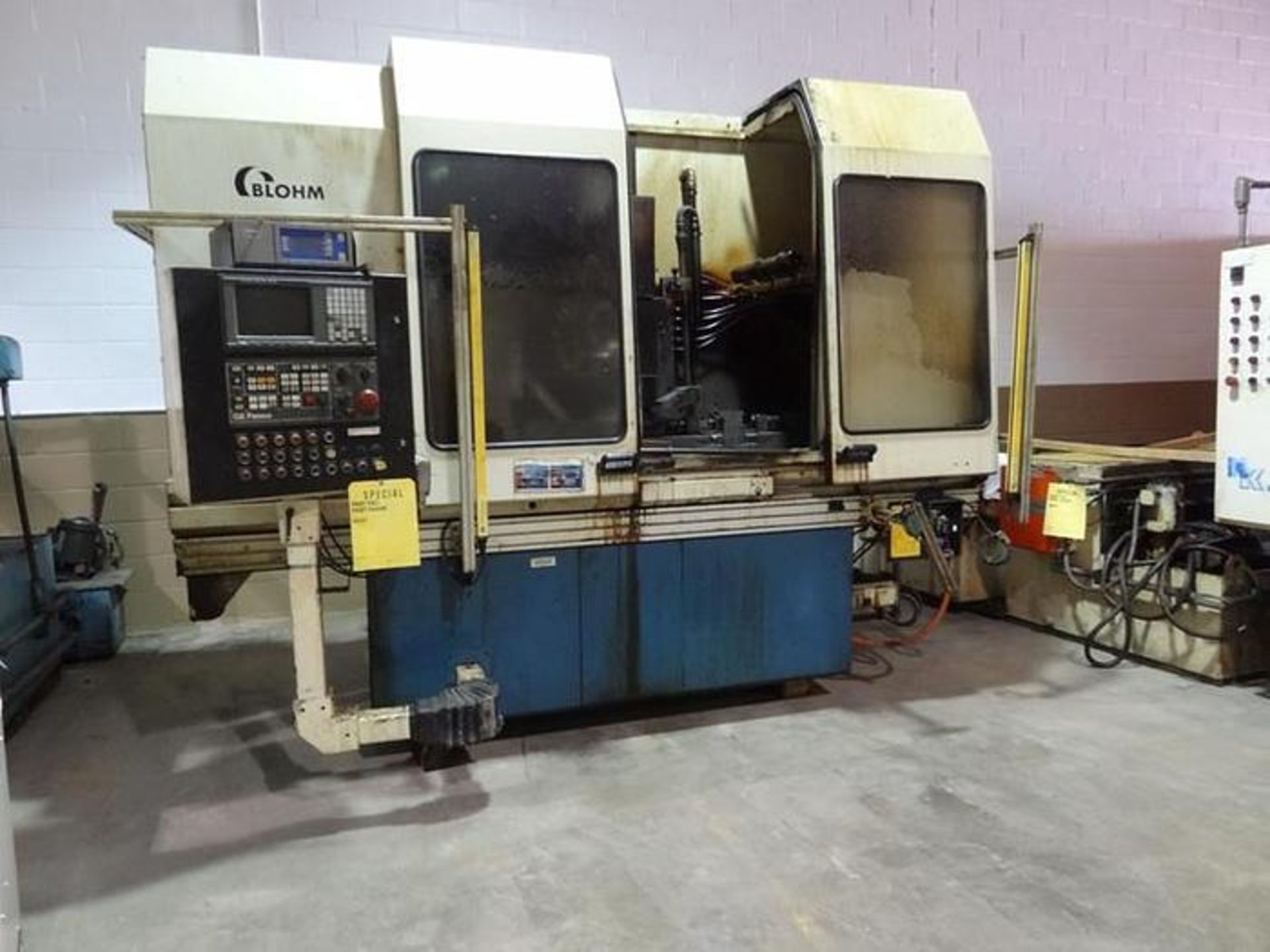 BLOHM PLANOMAT MODEL 408 CNC HIGH PRECISION CREEP FEED GRINDER, SN 14474, YEAR 1998, LOCATION MI